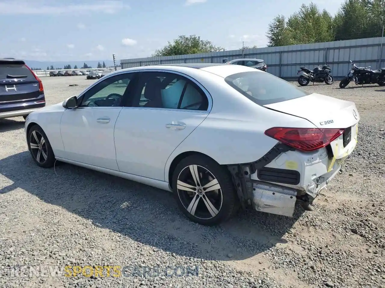 2 Photograph of a damaged car W1KAF4HB4PR132870 MERCEDES-BENZ C-CLASS 2023