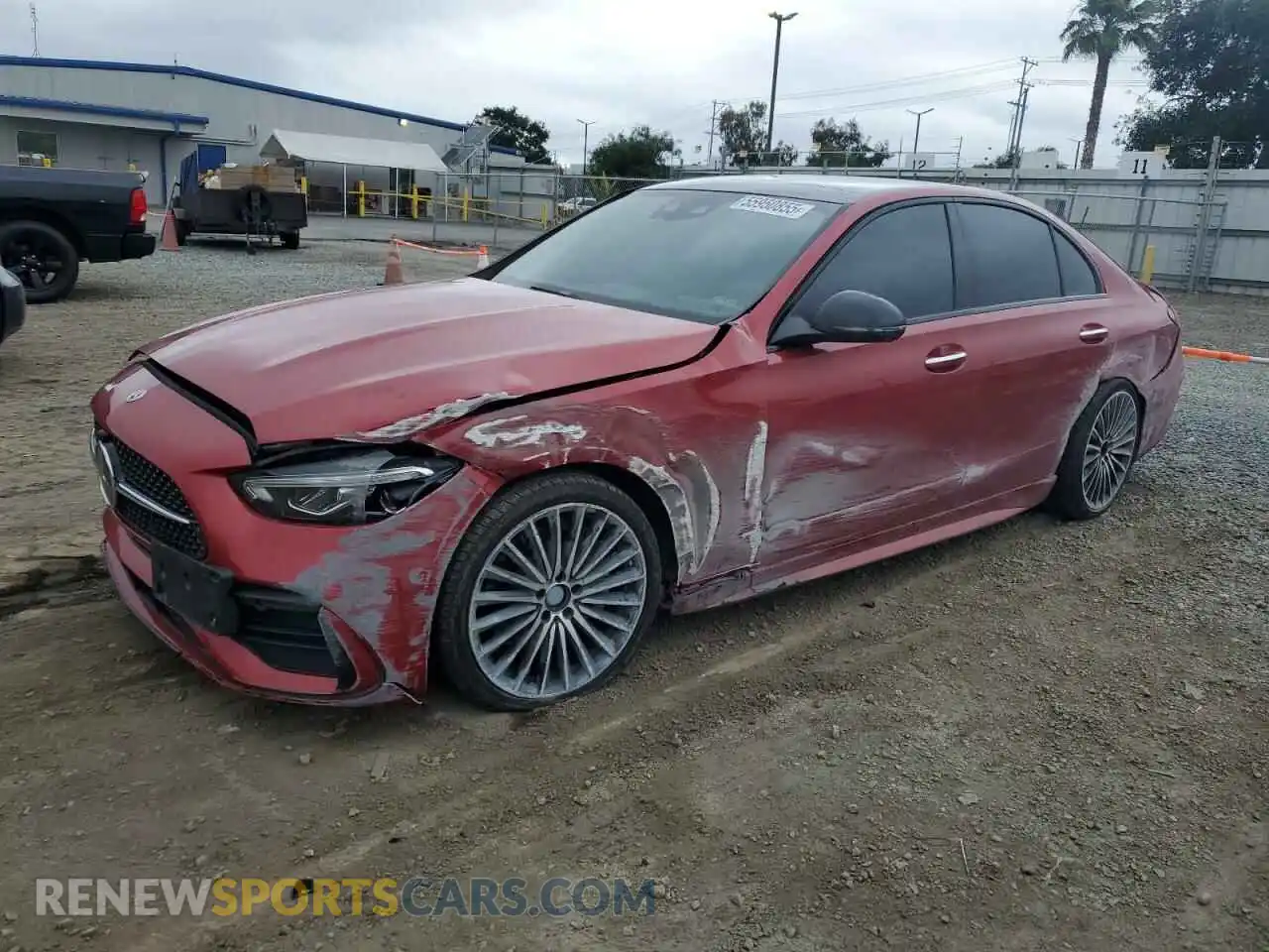 1 fotografías del automóvil dañado W1KAF4HB5PR080665 MERCEDES-BENZ C-CLASS 2023