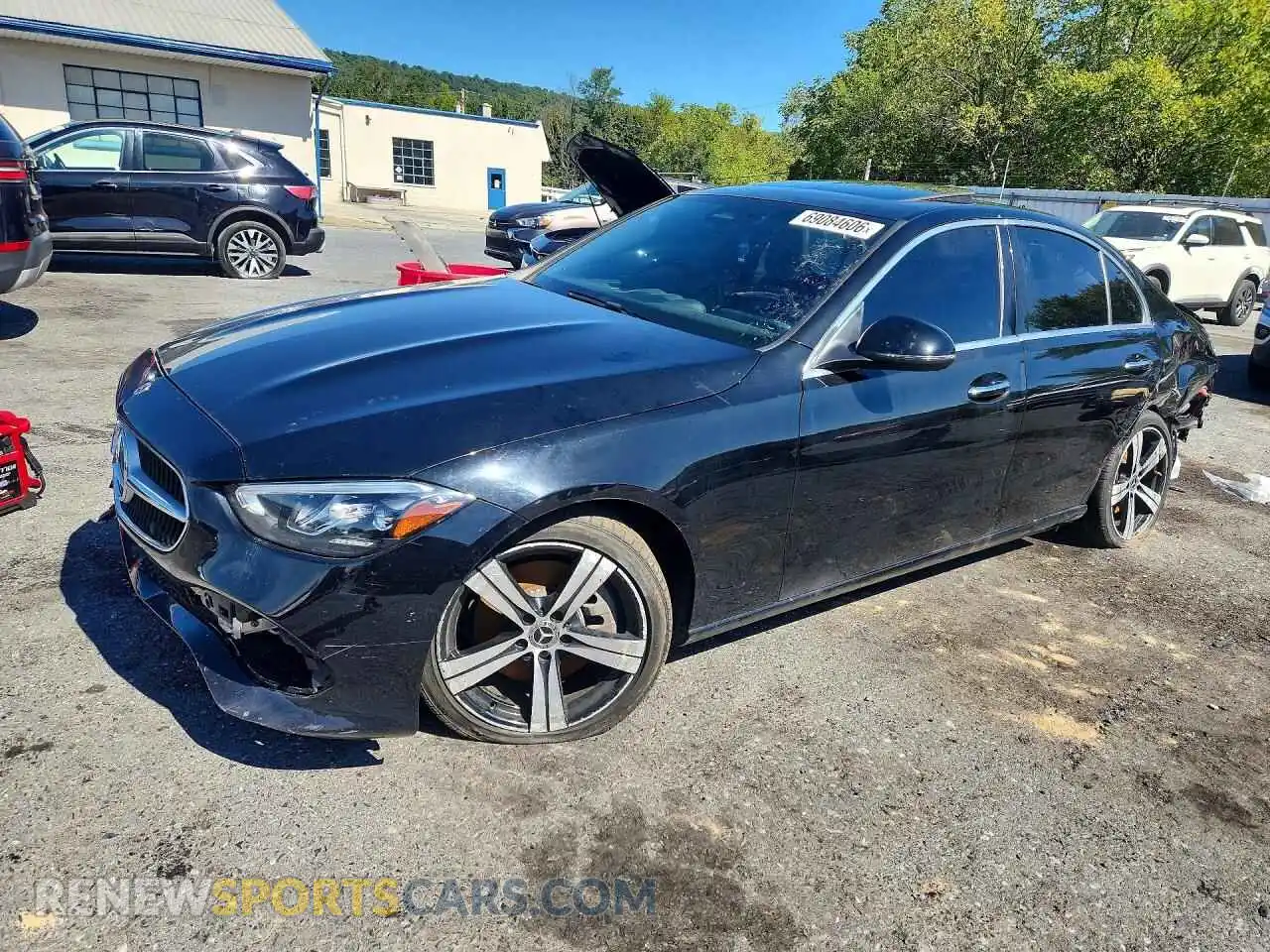1 Photograph of a damaged car W1KAF4HB6PR079735 MERCEDES-BENZ C-CLASS 2023