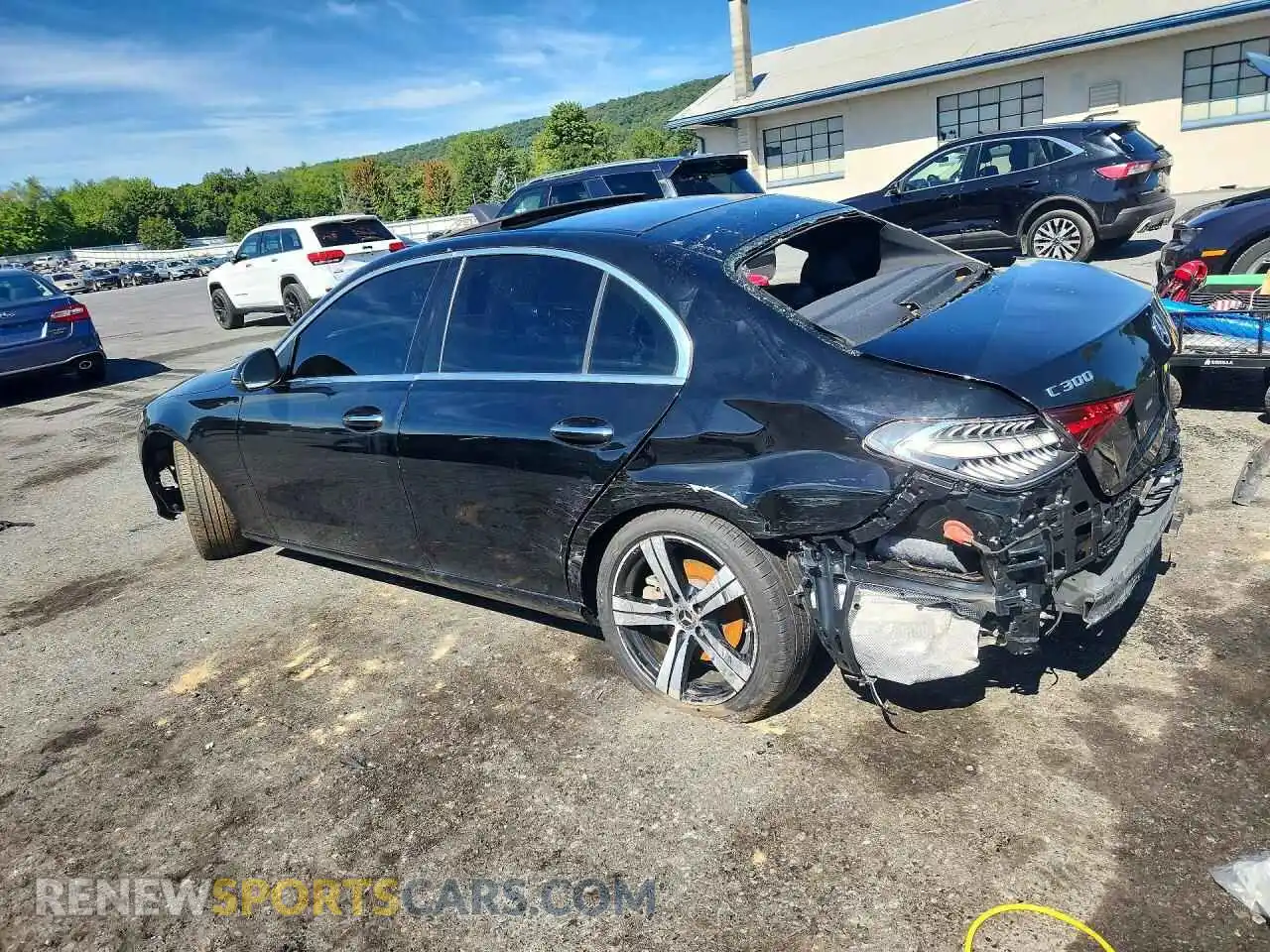 2 Photograph of a damaged car W1KAF4HB6PR079735 MERCEDES-BENZ C-CLASS 2023