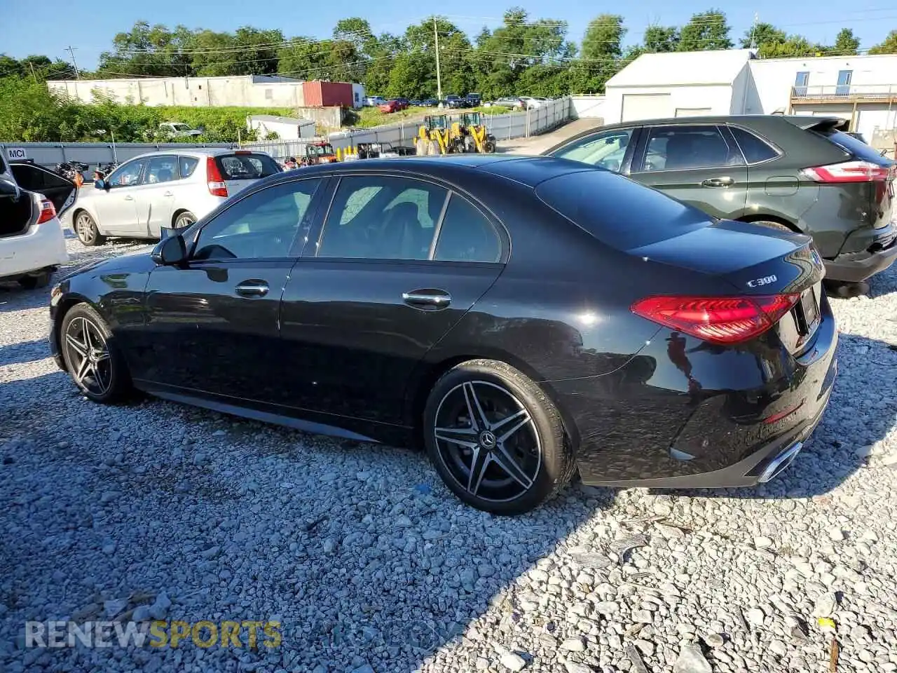 2 fotografías del automóvil dañado W1KAF4HB6PR107789 MERCEDES-BENZ C-CLASS 2023