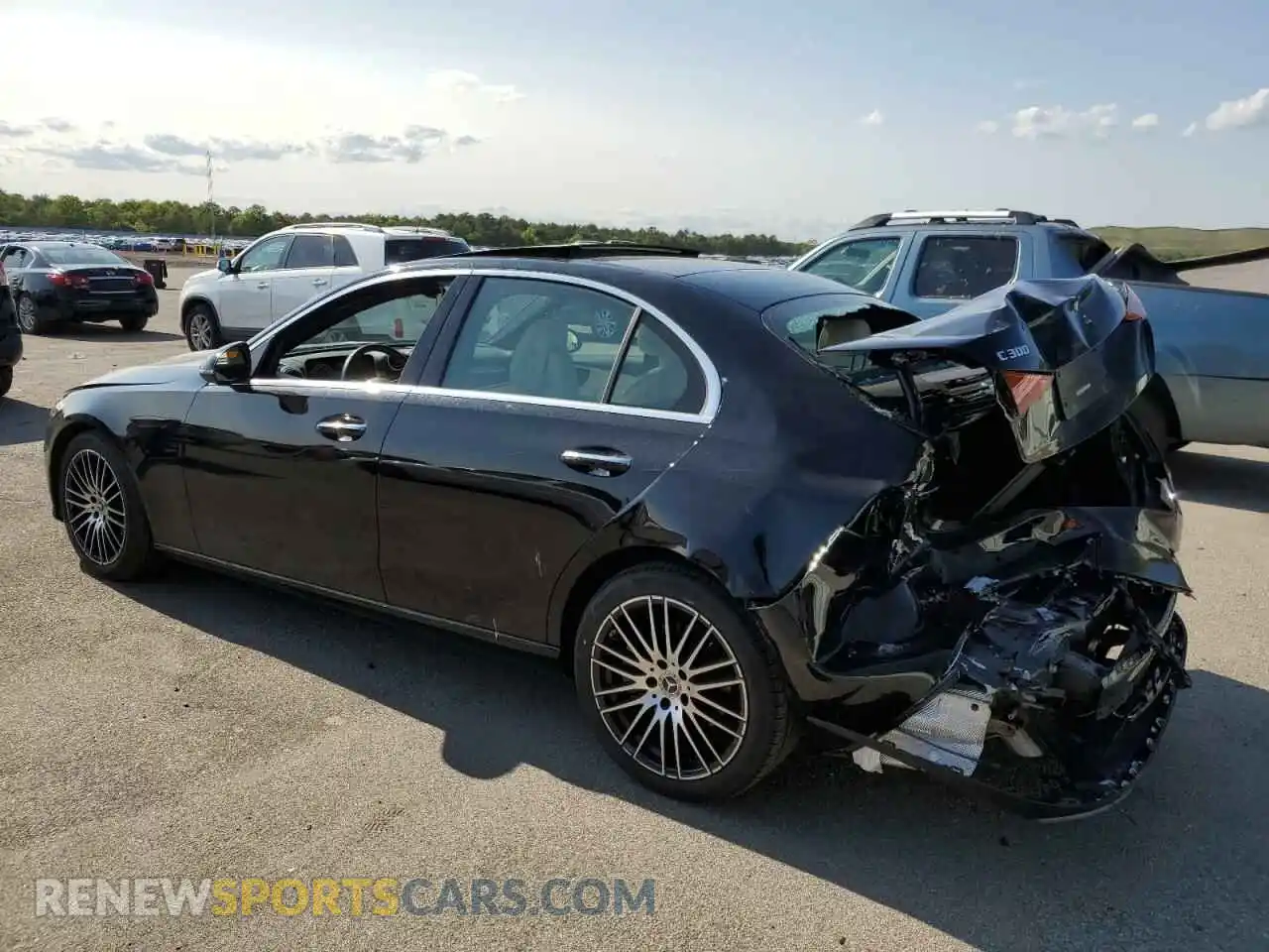 2 Photograph of a damaged car W1KAF4HB6PR152392 MERCEDES-BENZ C-CLASS 2023