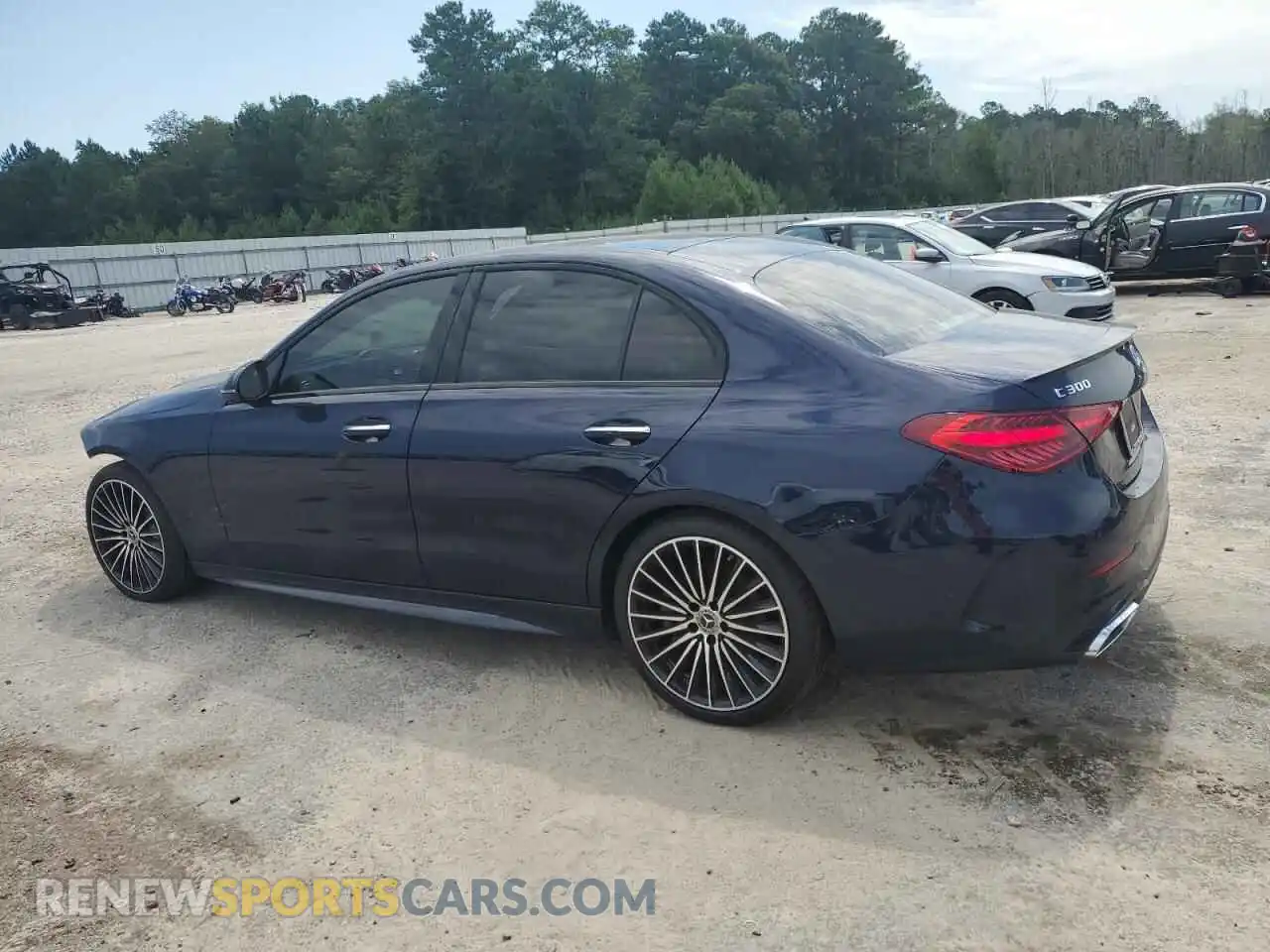 2 Photograph of a damaged car W1KAF4HB8PR096519 MERCEDES-BENZ C-CLASS 2023