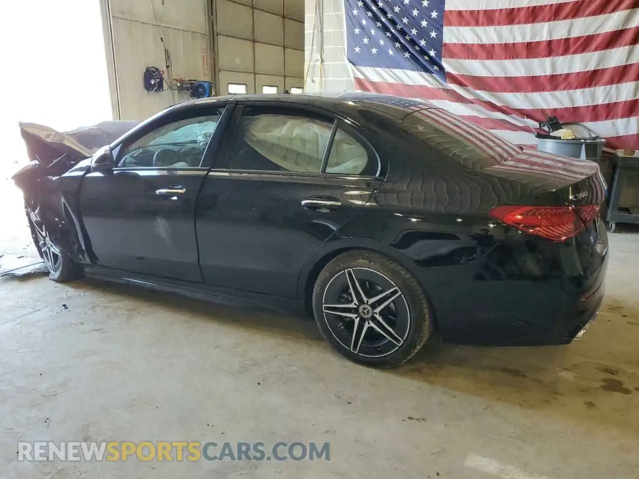 2 Photograph of a damaged car W1KAF4HB8PR147193 MERCEDES-BENZ C-CLASS 2023