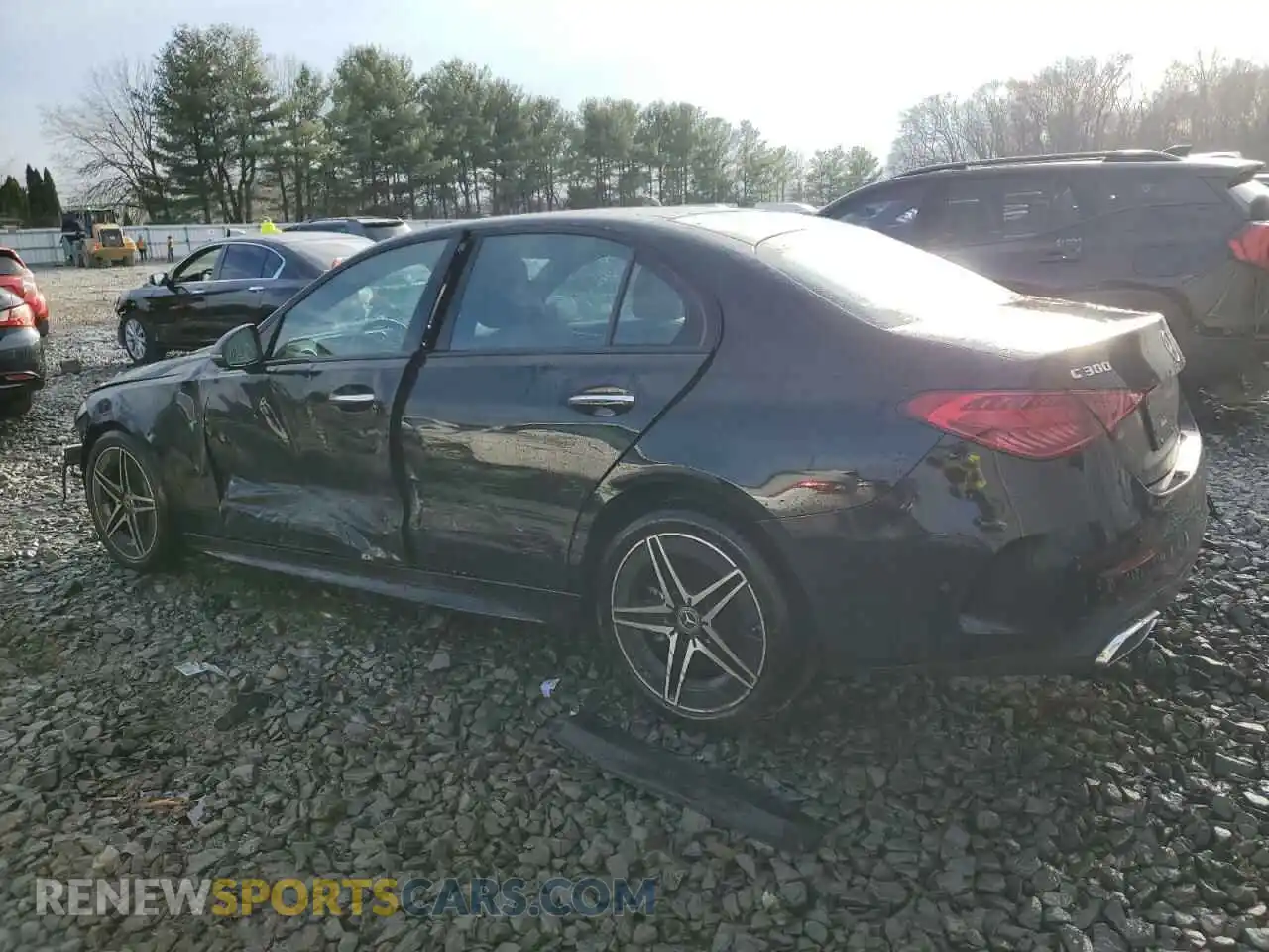 2 Photograph of a damaged car W1KAF4HB8PR154239 MERCEDES-BENZ C-CLASS 2023