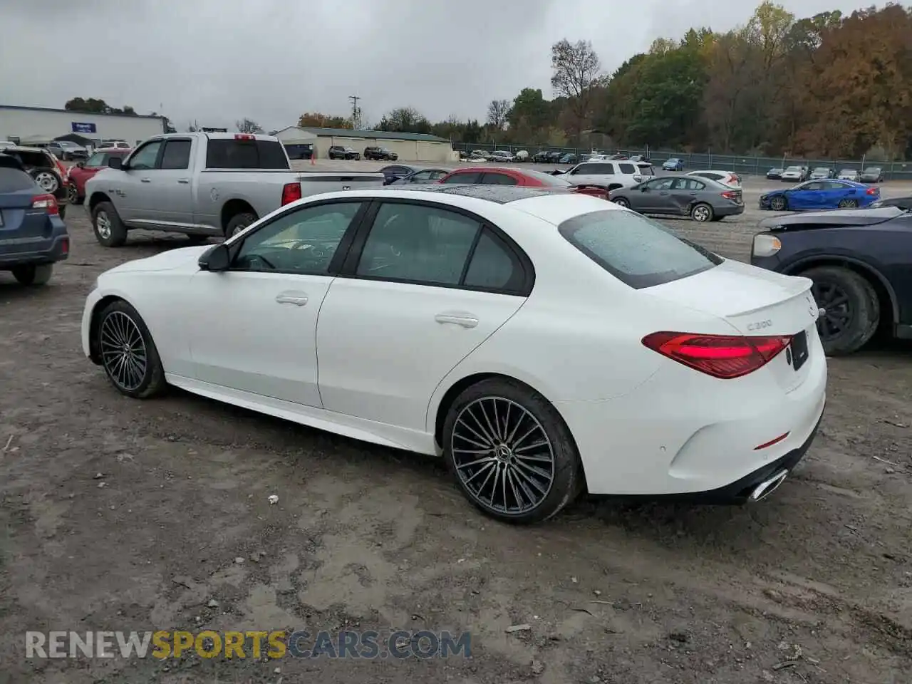 2 Photograph of a damaged car W1KAF4HBXPR146952 MERCEDES-BENZ C-CLASS 2023