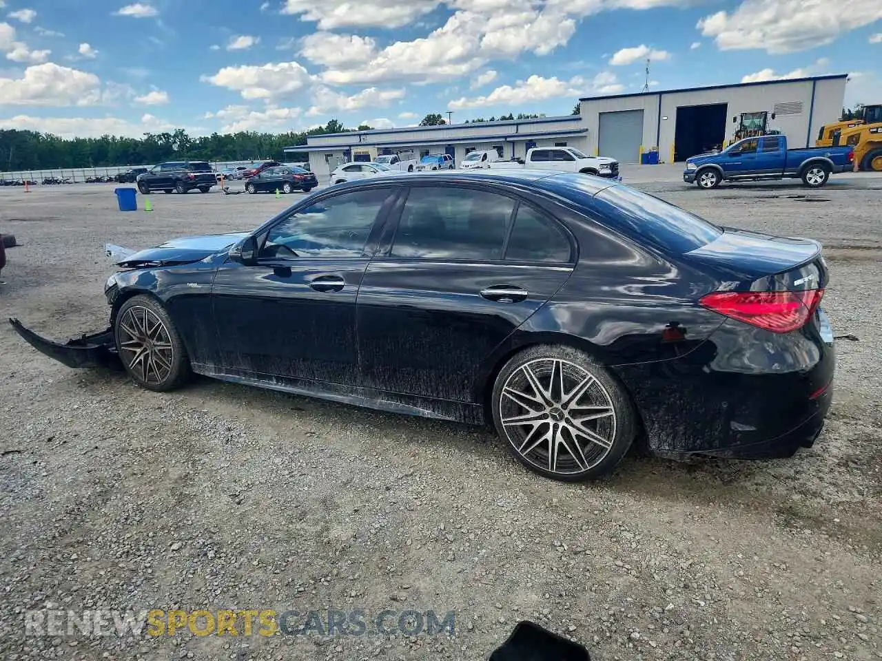 2 Photograph of a damaged car W1KAF8HB5PR148440 MERCEDES-BENZ C-CLASS 2023