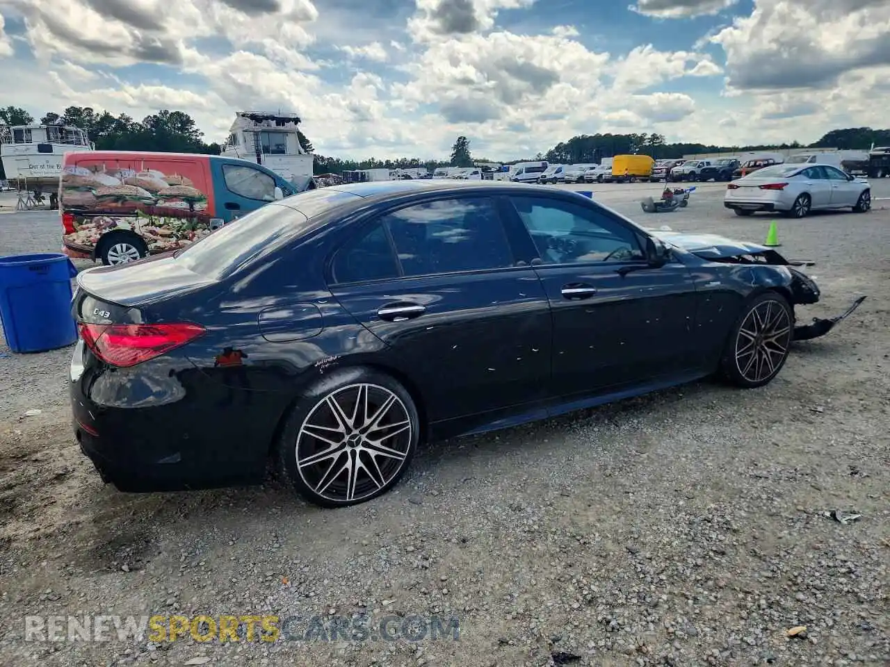 3 Photograph of a damaged car W1KAF8HB5PR148440 MERCEDES-BENZ C-CLASS 2023