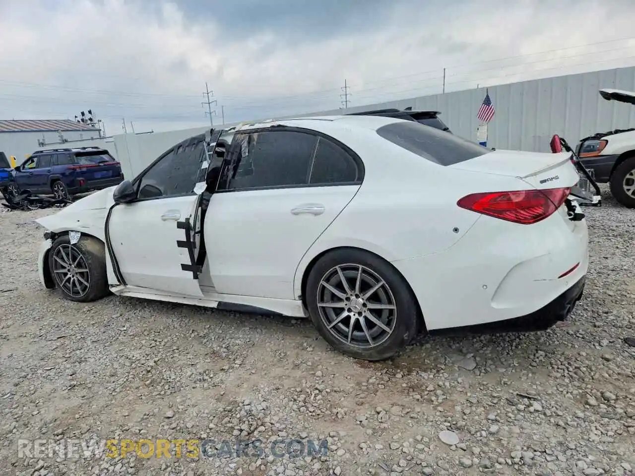 2 Photograph of a damaged car W1KAF8HB7PR101247 MERCEDES-BENZ C-CLASS 2023
