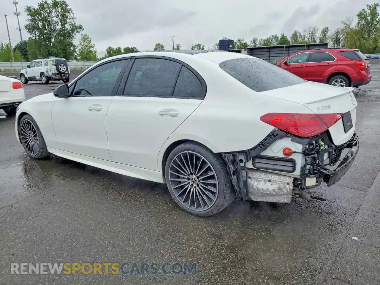 2 Photograph of a damaged car W1KAF4HB5RR199237 MERCEDES-BENZ C-CLASS 2024