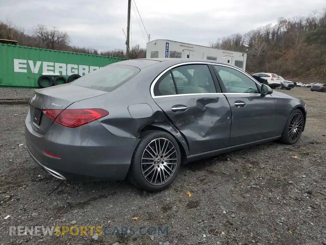 3 Photograph of a damaged car W1KAF4HB5SR280910 MERCEDES-BENZ C-CLASS 2025