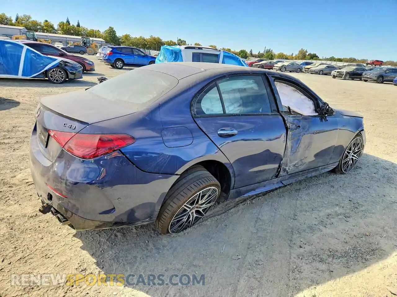 3 fotografías del automóvil dañado W1KAF8HBXTR309357 MERCEDES-BENZ C-CLASS 2026