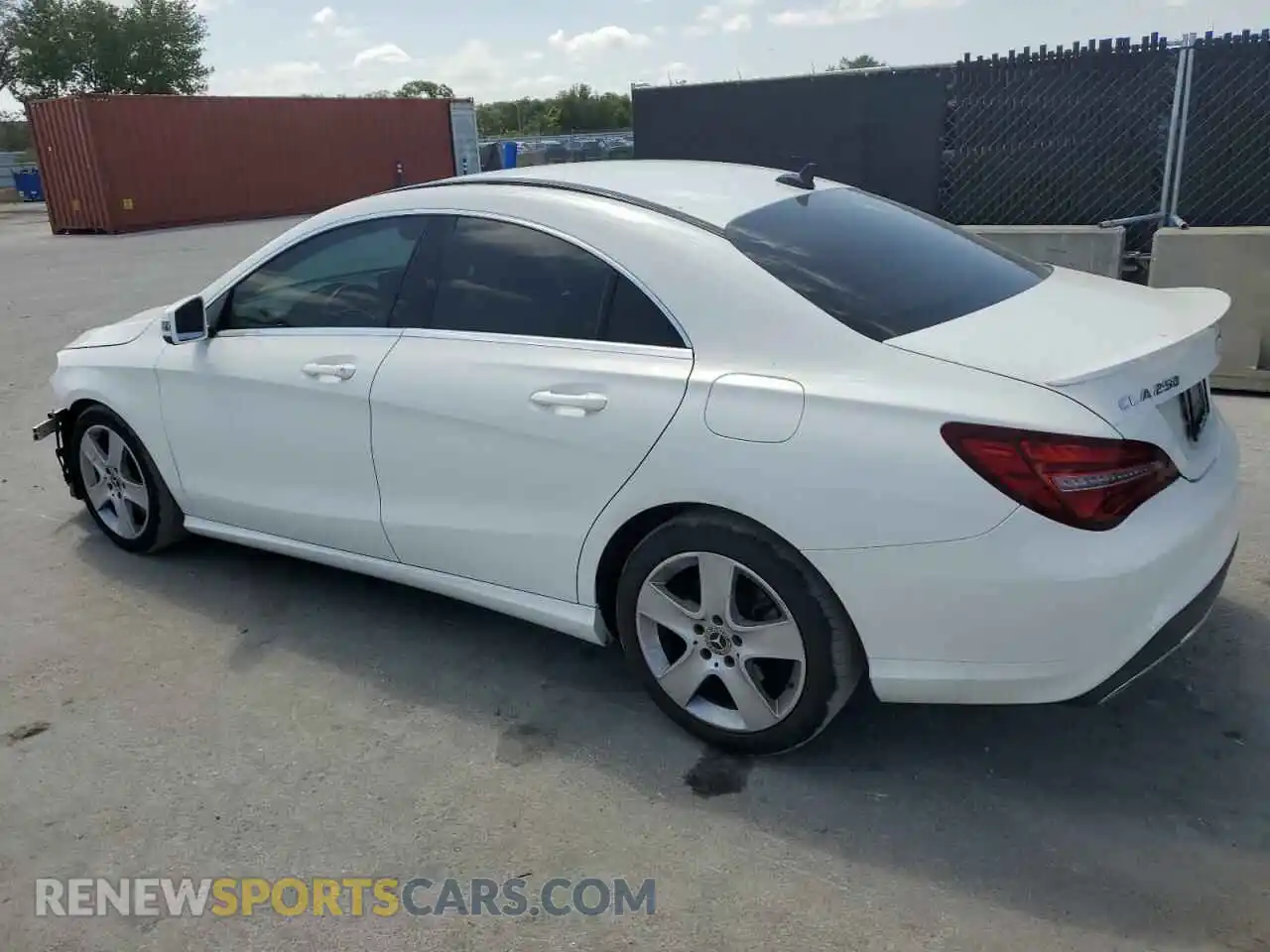 2 Photograph of a damaged car WDDSJ4EB2KN698906 MERCEDES-BENZ CLA-CLASS 2019