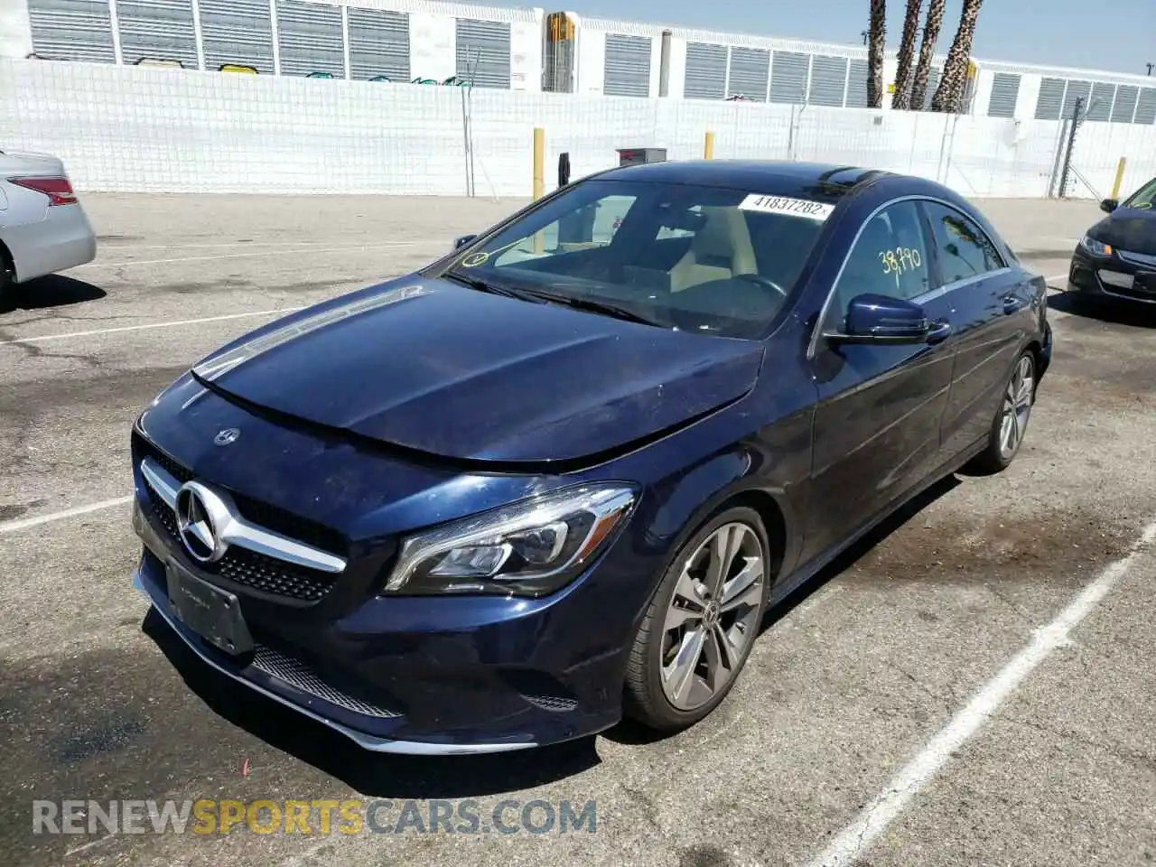 2 Фотография поврежденного автомобиля WDDSJ4EB3KN733792 MERCEDES-BENZ CLA-CLASS 2019