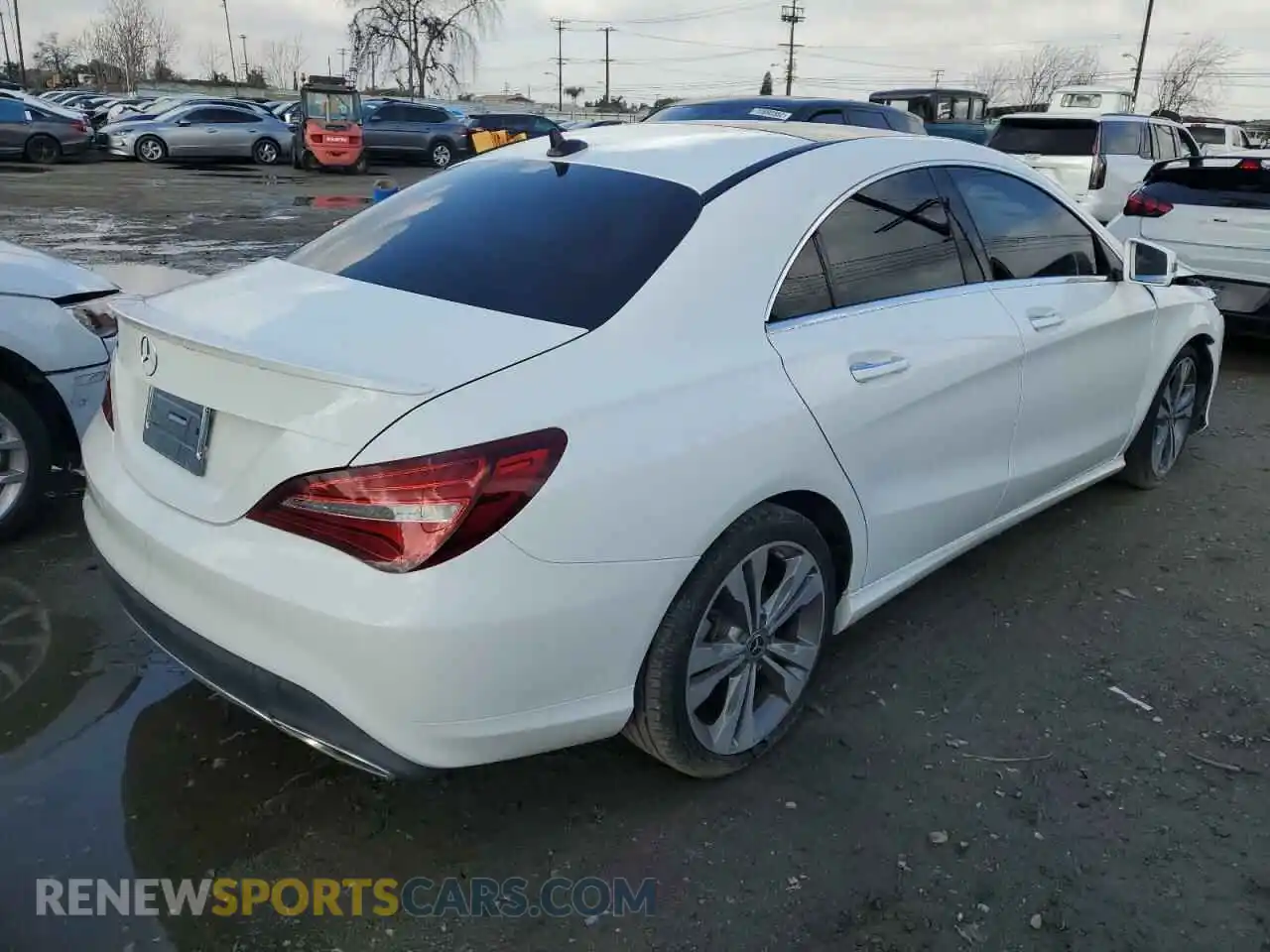 3 Photograph of a damaged car WDDSJ4EB6KN741966 MERCEDES-BENZ CLA-CLASS 2019