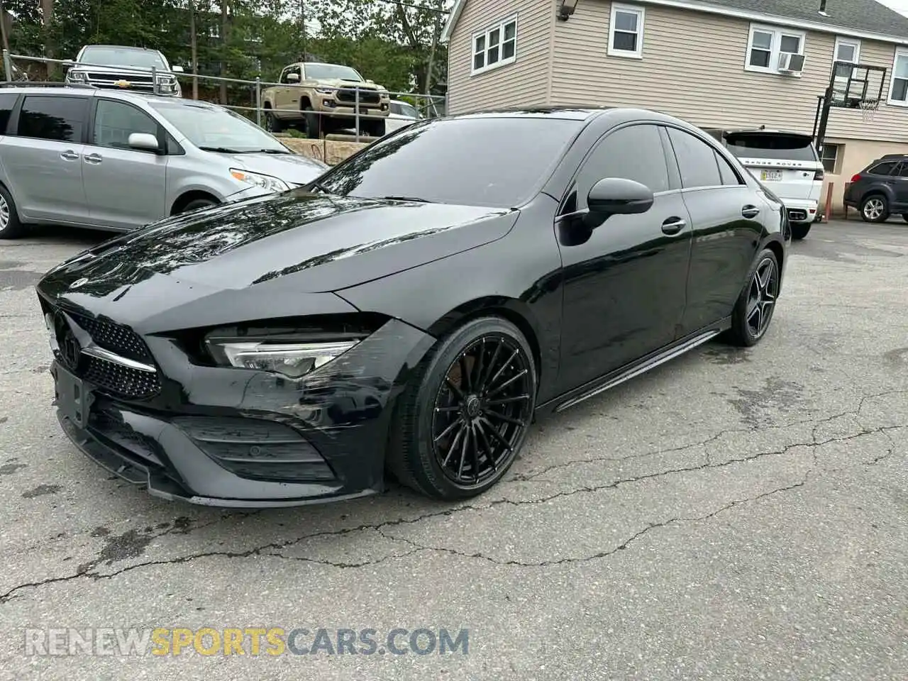 1 Photograph of a damaged car W1K5J4HB7LN125963 MERCEDES-BENZ CLA-CLASS 2020