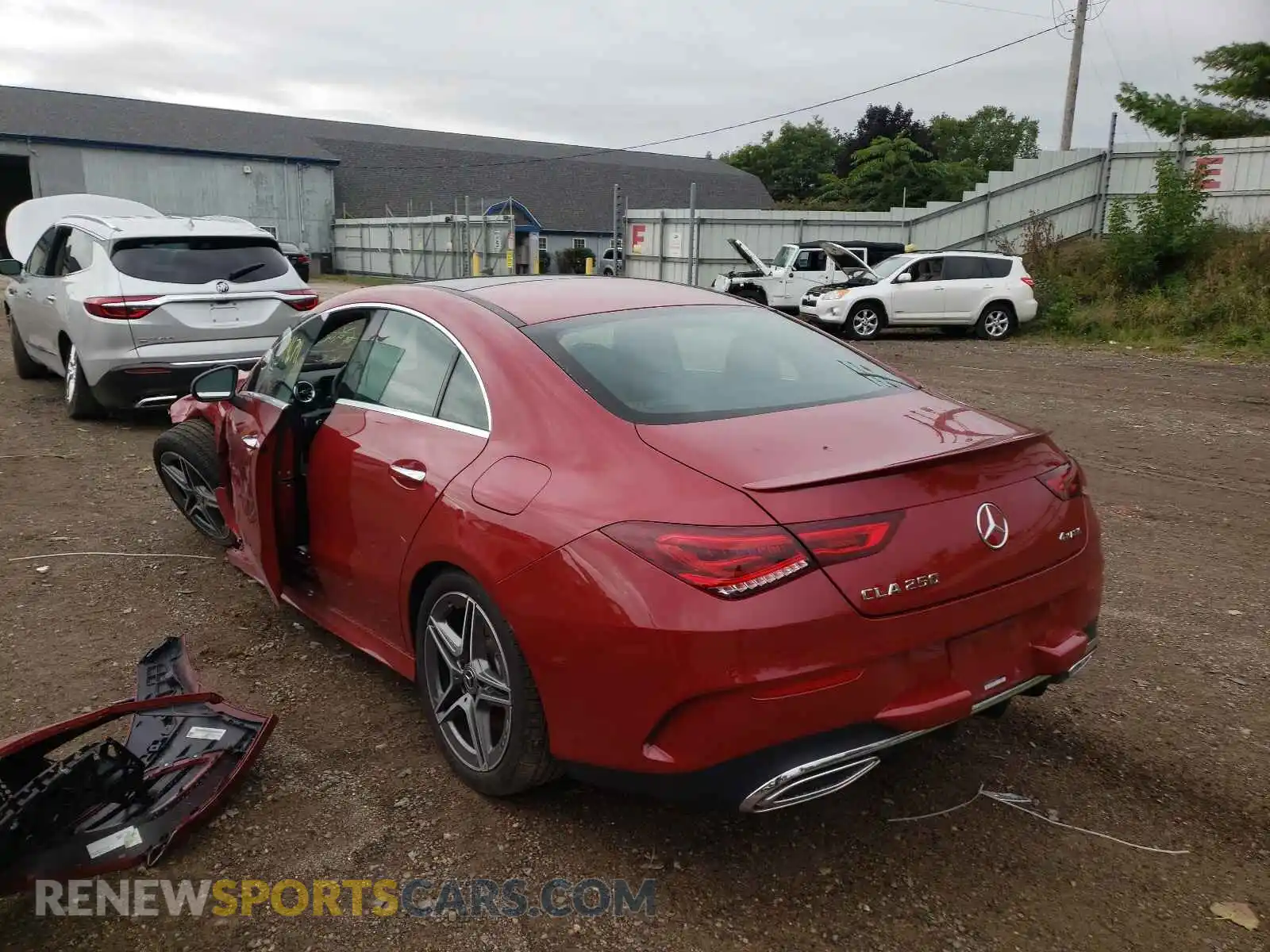 3 Photograph of a damaged car W1K5J4HB2MN176353 MERCEDES-BENZ CLA-CLASS 2021