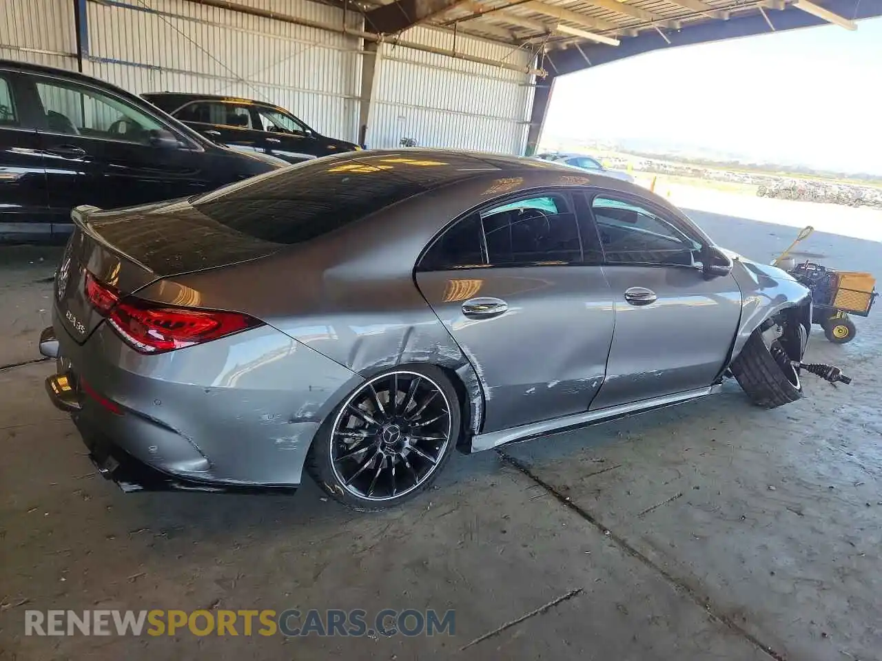 3 Photograph of a damaged car W1K5J5BB9NN264882 MERCEDES-BENZ CLA-CLASS 2022