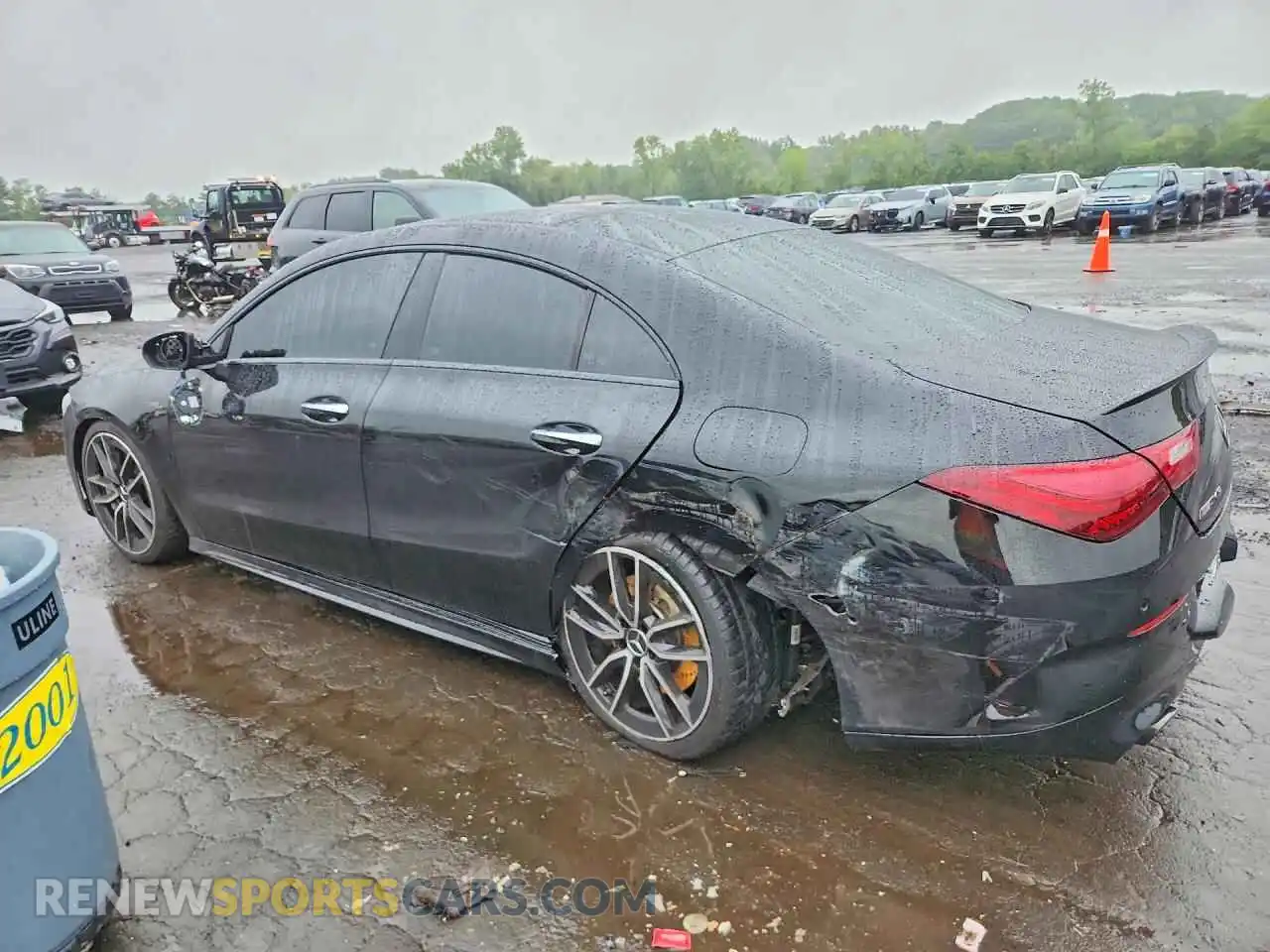 2 fotografías del automóvil dañado W1K5J5BB3SN540324 MERCEDES-BENZ CLA-CLASS 2025
