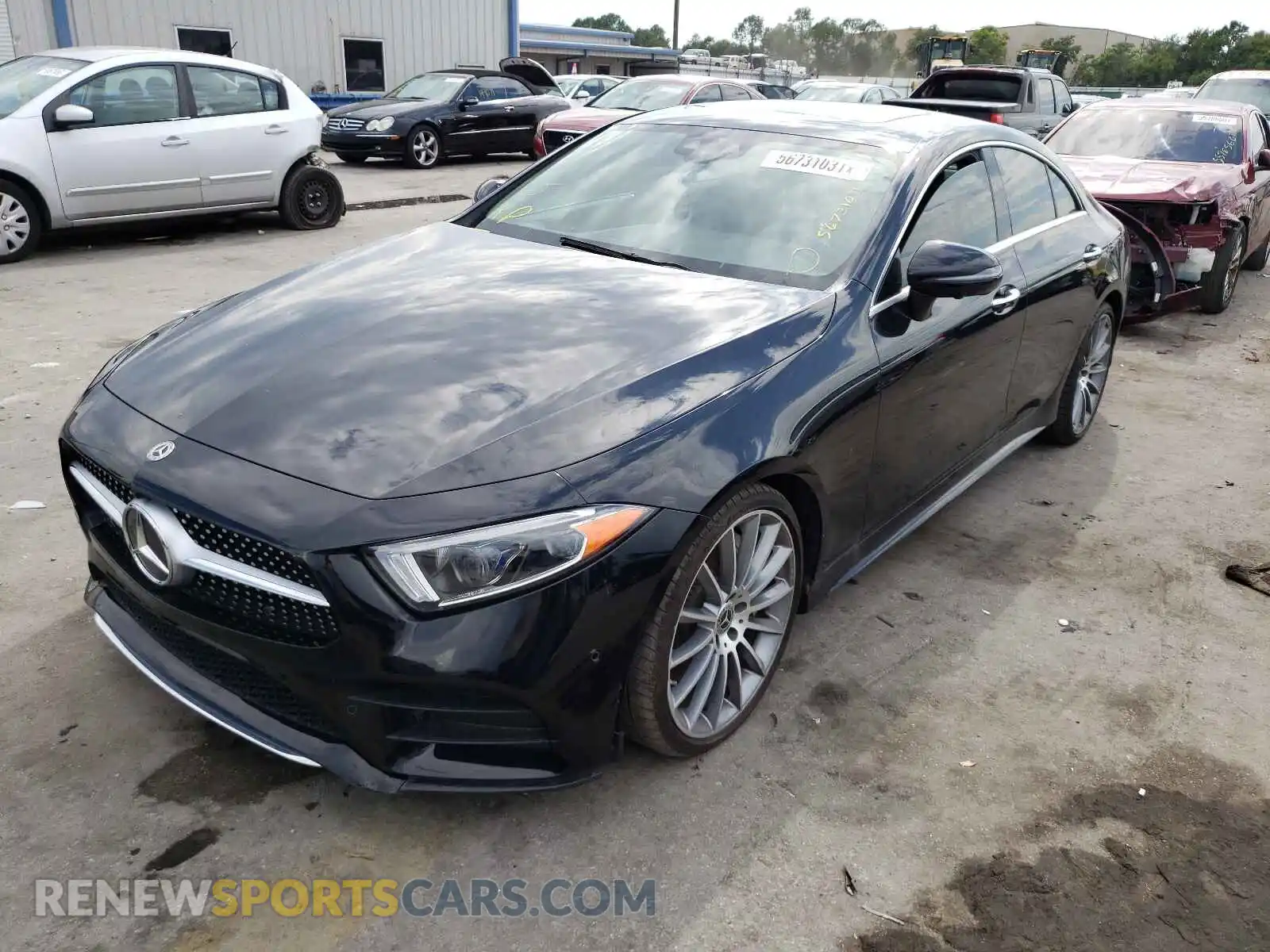 2 Photograph of a damaged car WDD2J5JB1KA027861 MERCEDES-BENZ CLC-CLASS 2019