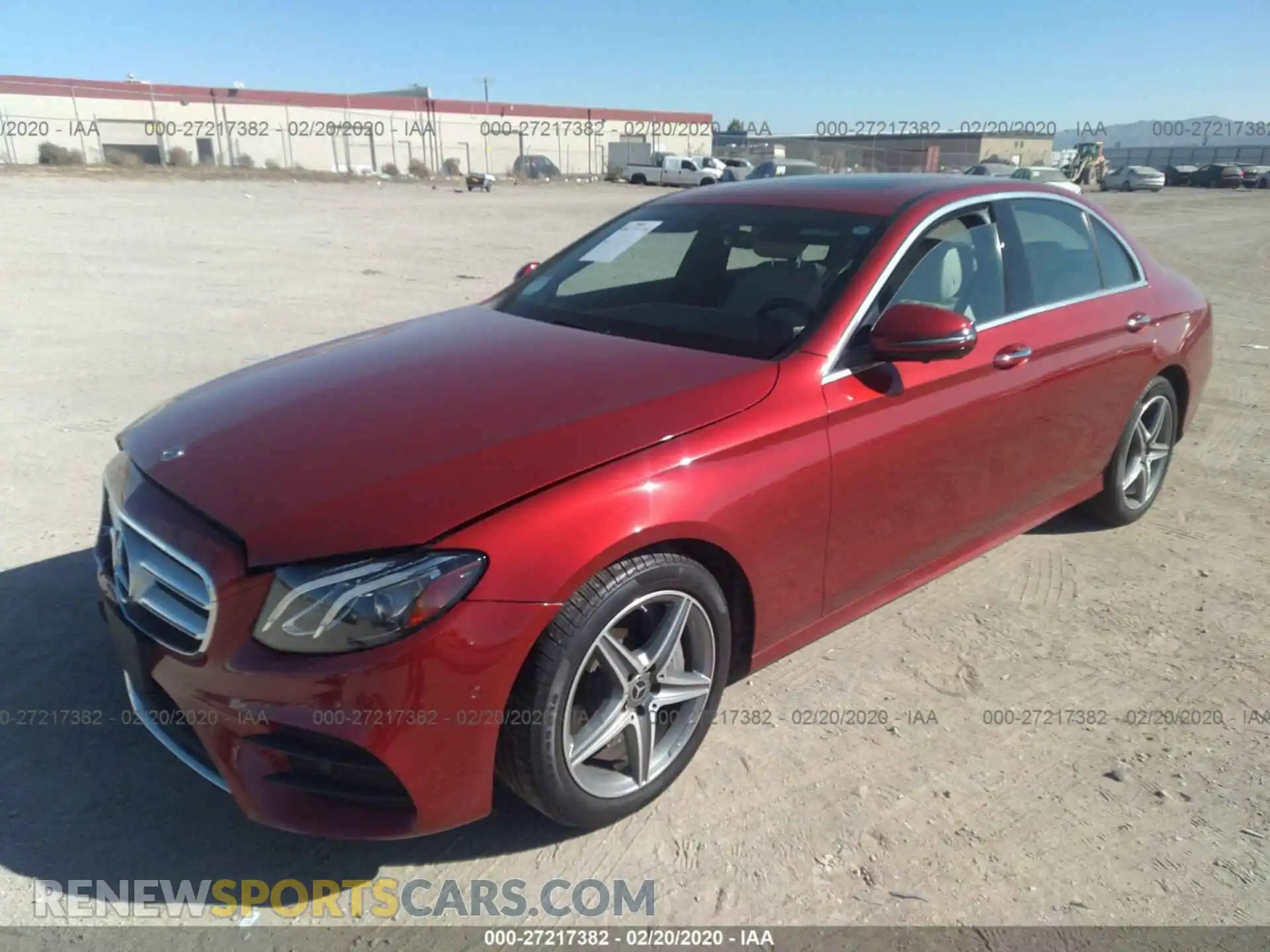 2 Photograph of a damaged car WDDZF4JB1KA555491 MERCEDES-BENZ E 2019