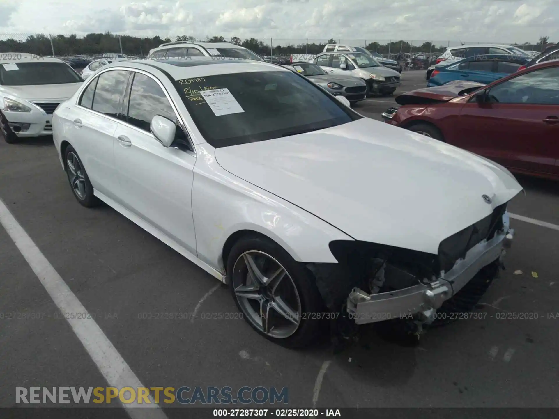 1 Photograph of a damaged car WDDZF4JB2KA516604 MERCEDES-BENZ E 2019