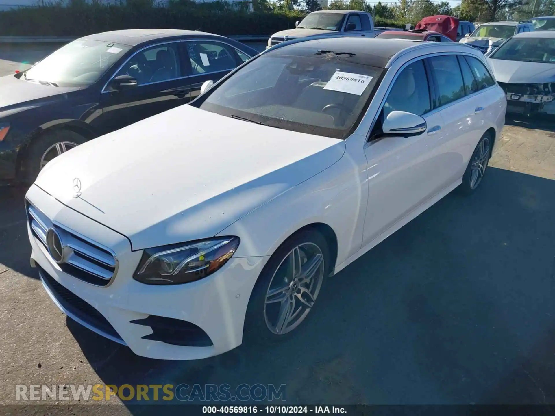 2 fotografías del automóvil dañado WDDZH6JBXKA600675 MERCEDES-BENZ E 2019