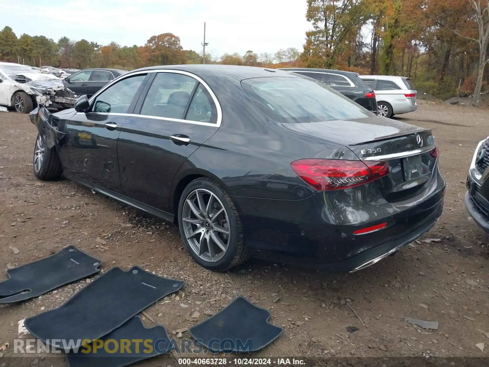 3 Photograph of a damaged car W1KZF8EB4MA908634 MERCEDES-BENZ E 350 2021
