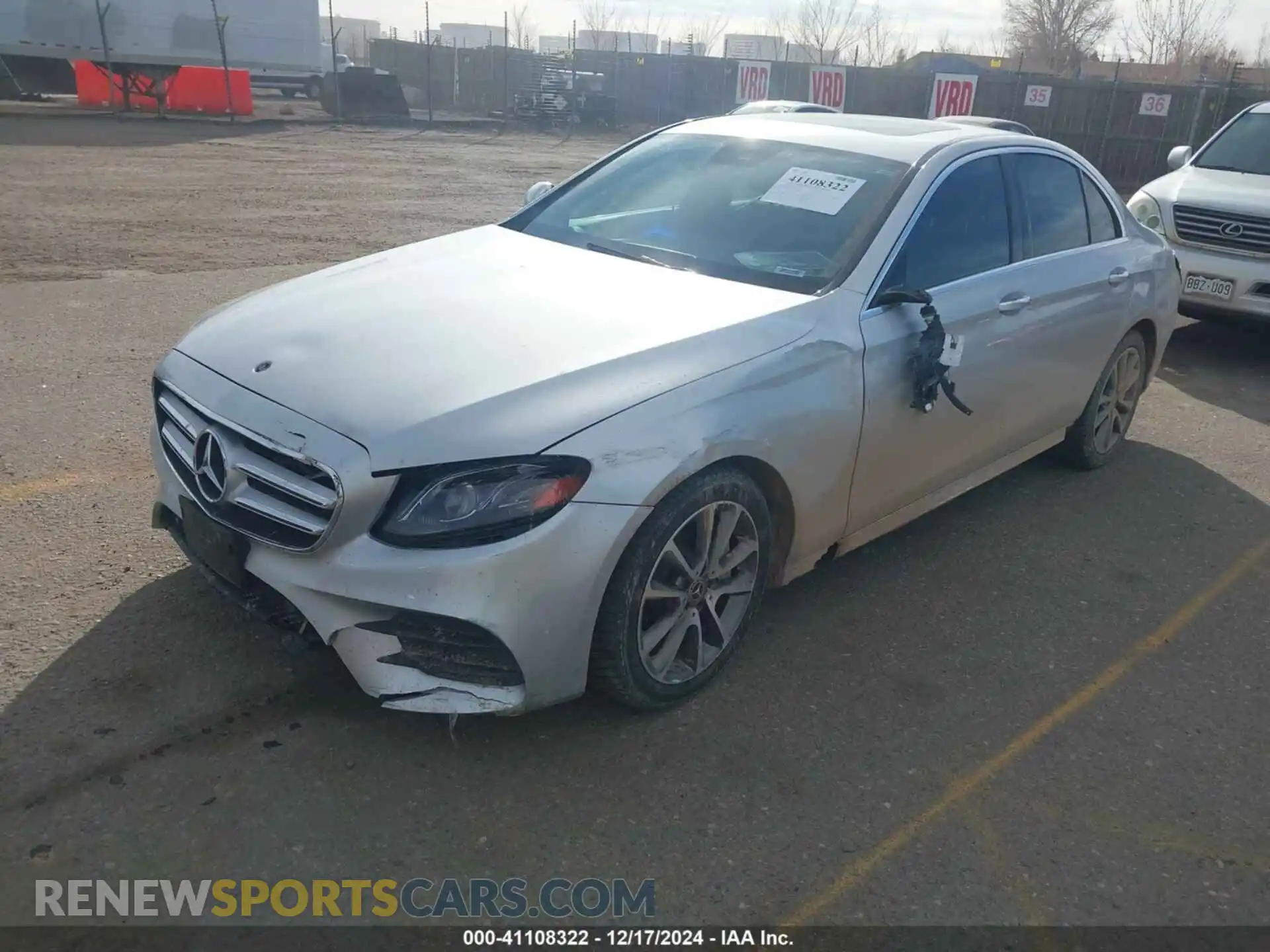 2 Photograph of a damaged car WDDZF6JBXKA670358 MERCEDES-BENZ E 450 2019