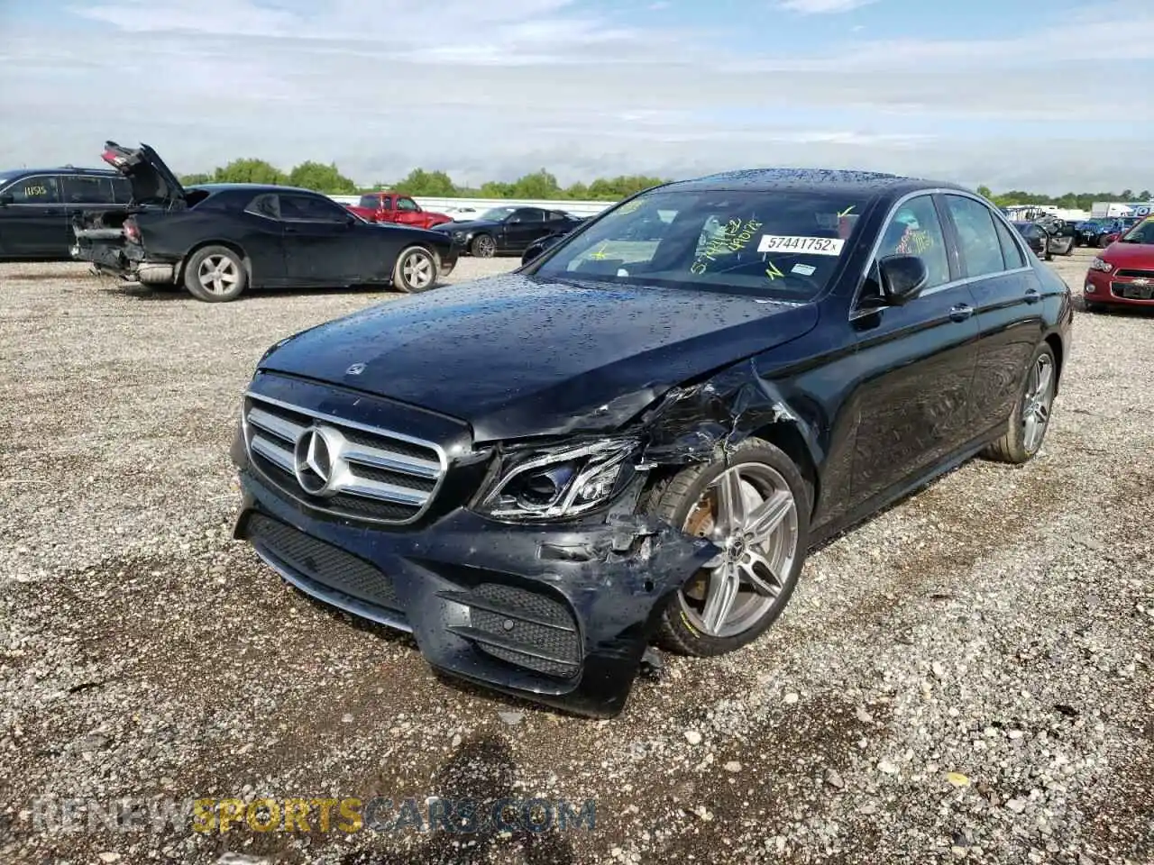 2 Photograph of a damaged car WDDZF4JB0KA490178 MERCEDES-BENZ E-CLASS 2019