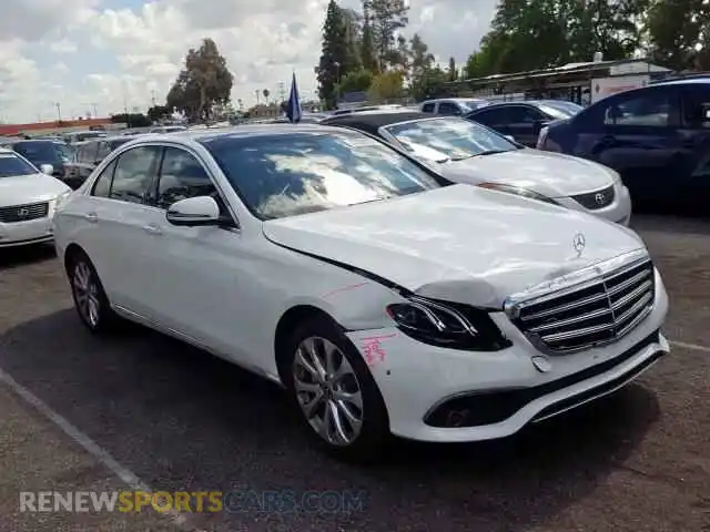 1 Photograph of a damaged car WDDZF4JB0KA562593 MERCEDES-BENZ E CLASS 2019