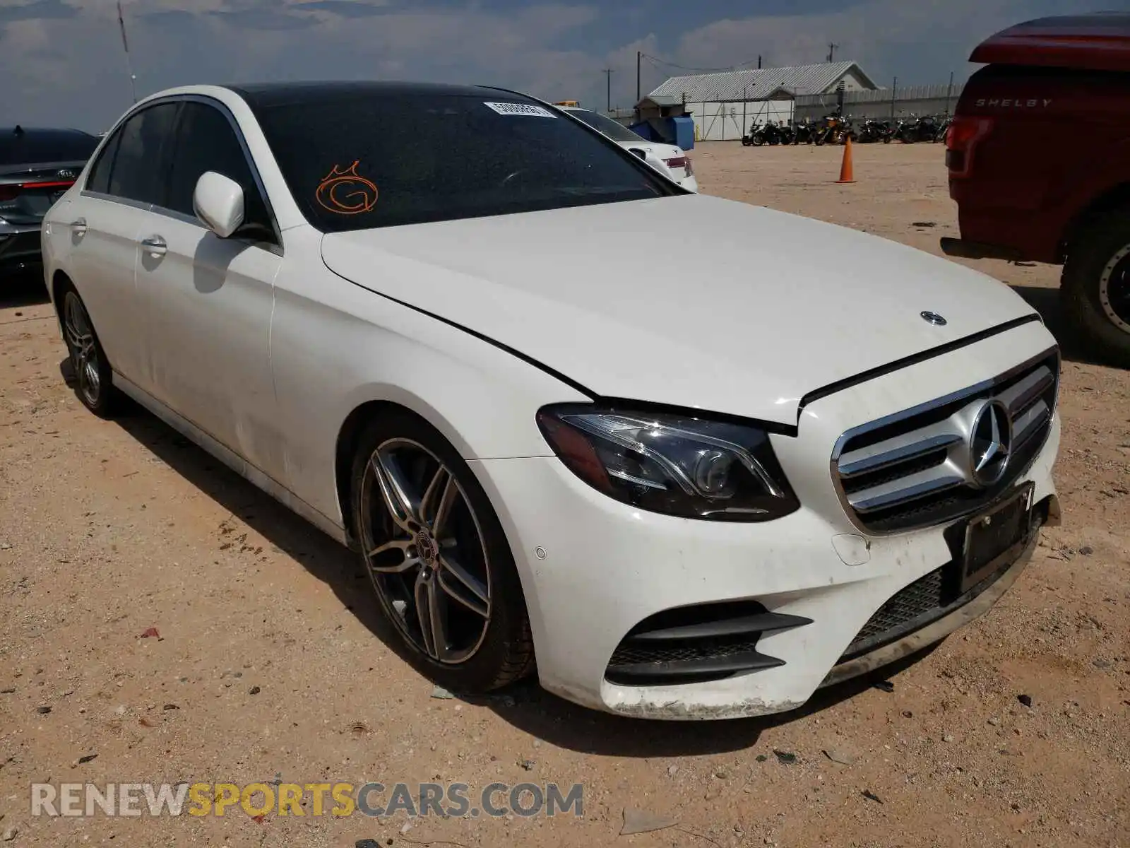 1 Photograph of a damaged car WDDZF4JB0KA595268 MERCEDES-BENZ E-CLASS 2019