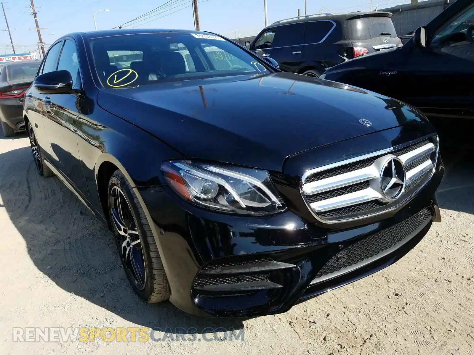 1 Photograph of a damaged car WDDZF4JB0KA623568 MERCEDES-BENZ E CLASS 2019