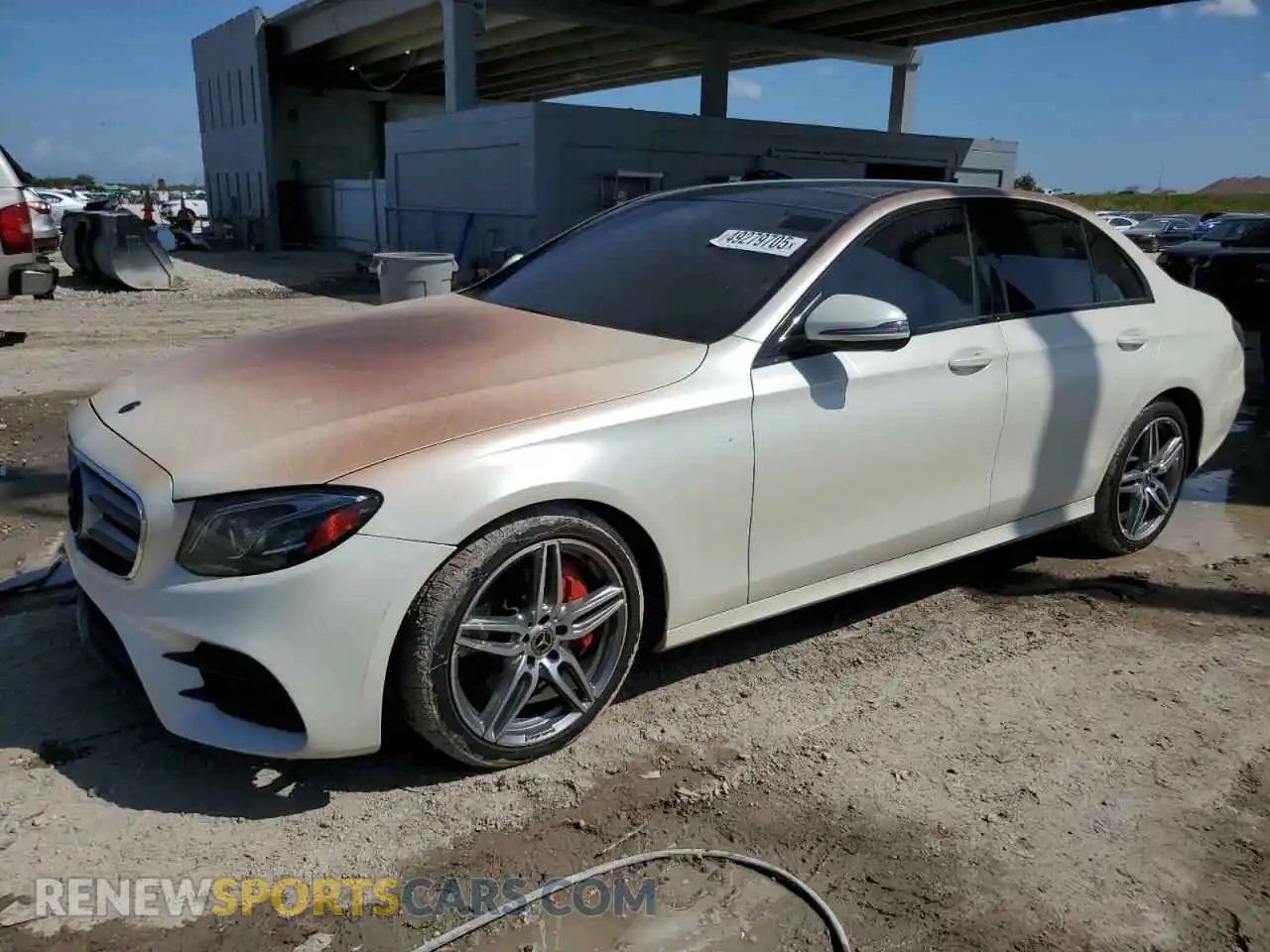 1 Photograph of a damaged car WDDZF4JB2KA516294 MERCEDES-BENZ E-CLASS 2019
