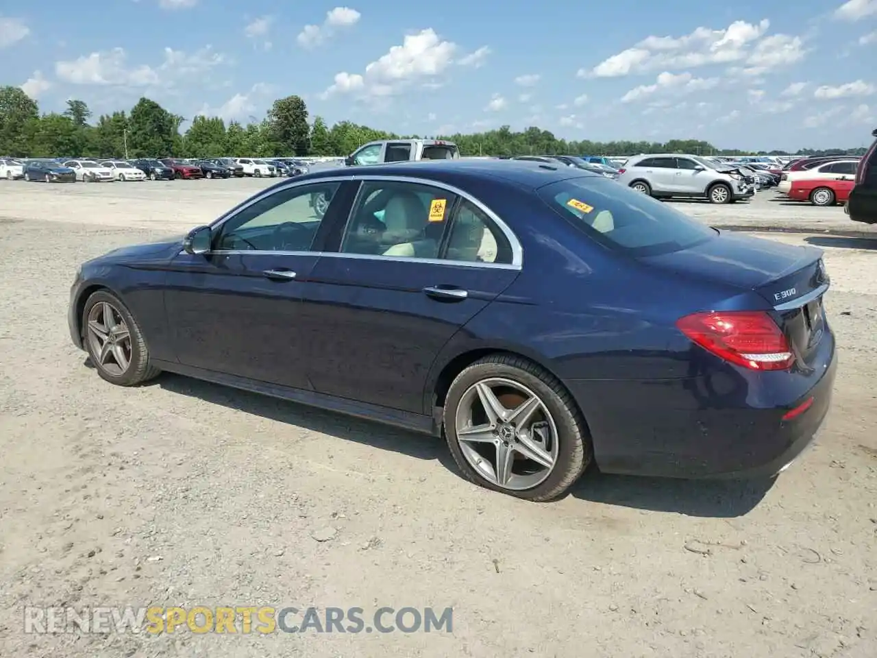 2 Photograph of a damaged car WDDZF4JB2KA563616 MERCEDES-BENZ E-CLASS 2019