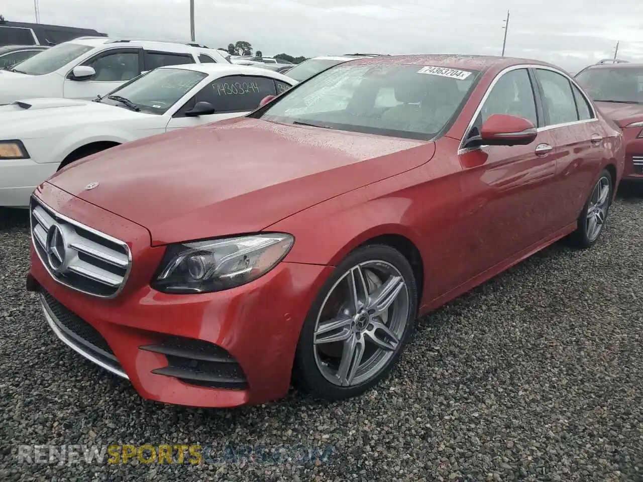 1 Photograph of a damaged car WDDZF4JB2KA587608 MERCEDES-BENZ E-CLASS 2019