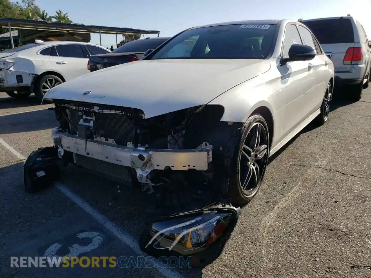 2 Photograph of a damaged car WDDZF4JB3KA629459 MERCEDES-BENZ E CLASS 2019