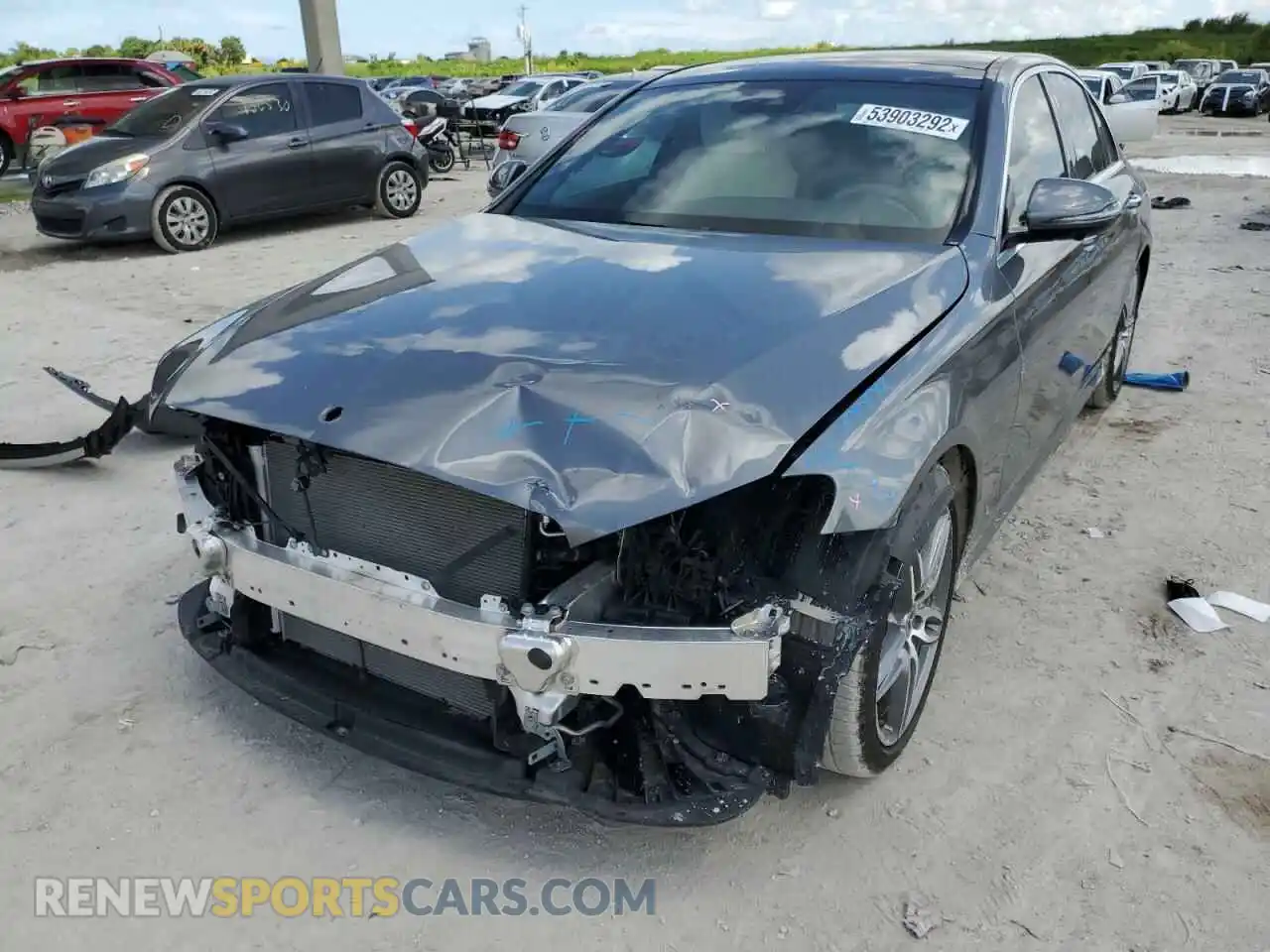 2 Photograph of a damaged car WDDZF4JB4KA512571 MERCEDES-BENZ E-CLASS 2019
