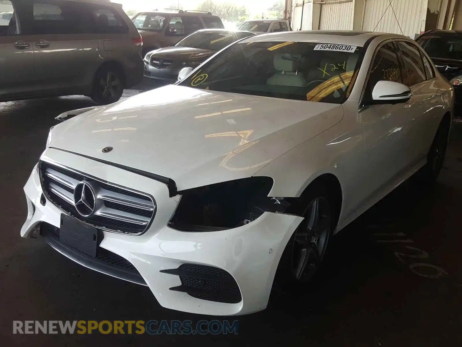 2 Photograph of a damaged car WDDZF4JB4KA614243 MERCEDES-BENZ E CLASS 2019