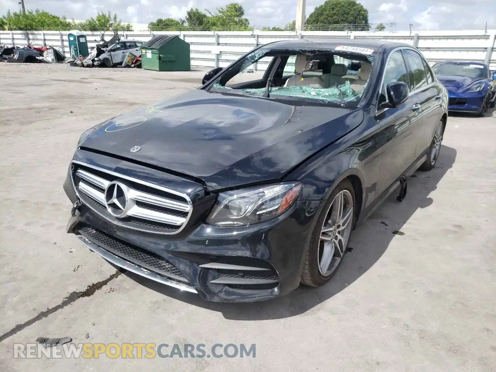 2 Photograph of a damaged car WDDZF4JB5KA605728 MERCEDES-BENZ E-CLASS 2019