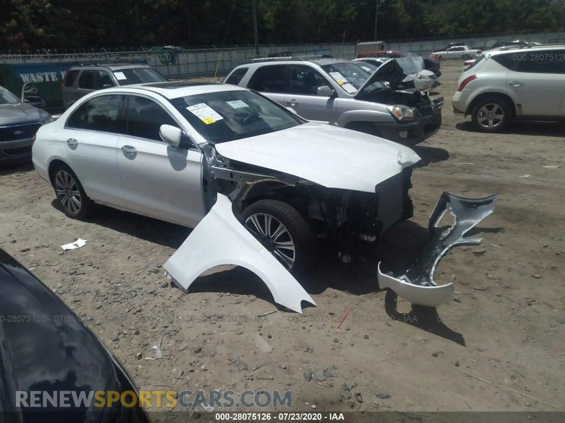 1 Photograph of a damaged car WDDZF4JB6KA581195 MERCEDES-BENZ E-CLASS 2019