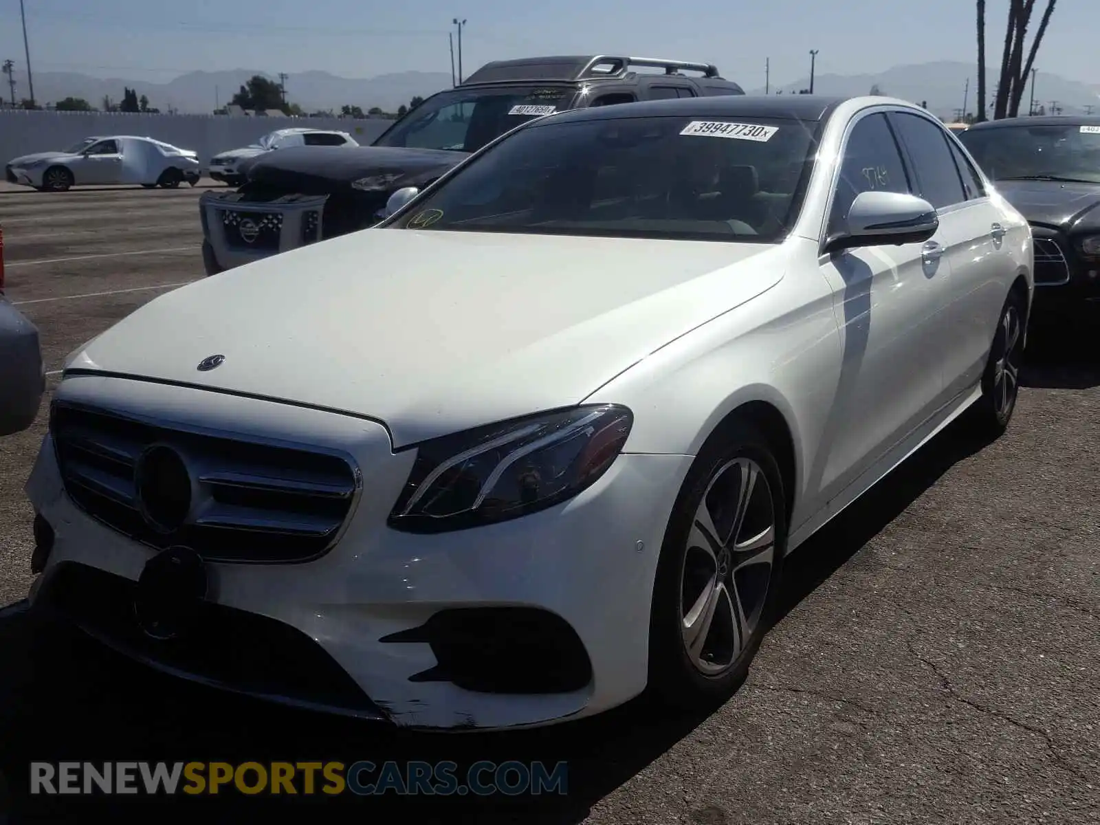 2 fotografías del automóvil dañado WDDZF4JB6KA594917 MERCEDES-BENZ E CLASS 2019