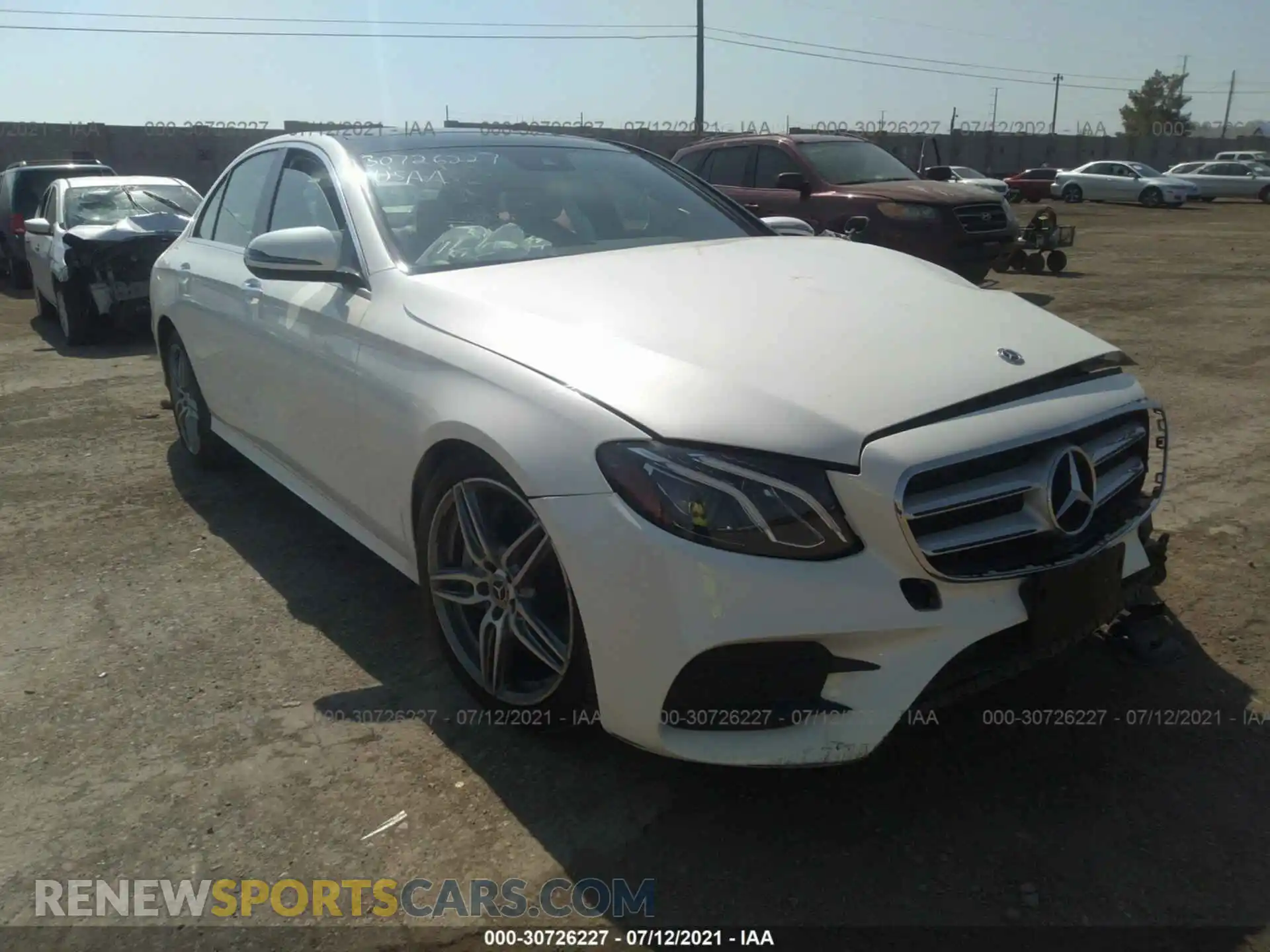 1 Photograph of a damaged car WDDZF4JBXKA602839 MERCEDES-BENZ E-CLASS 2019