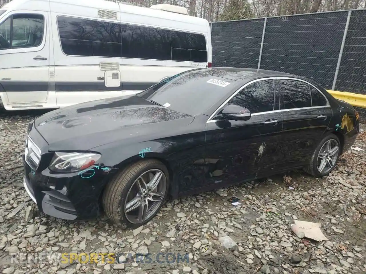 1 Photograph of a damaged car WDDZF4KB0KA554895 MERCEDES-BENZ E-CLASS 2019