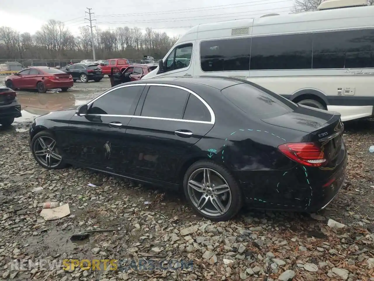 2 Photograph of a damaged car WDDZF4KB0KA554895 MERCEDES-BENZ E-CLASS 2019