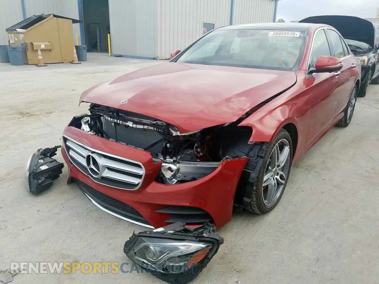 2 Photograph of a damaged car WDDZF4KB0KA625478 MERCEDES-BENZ E CLASS 2019