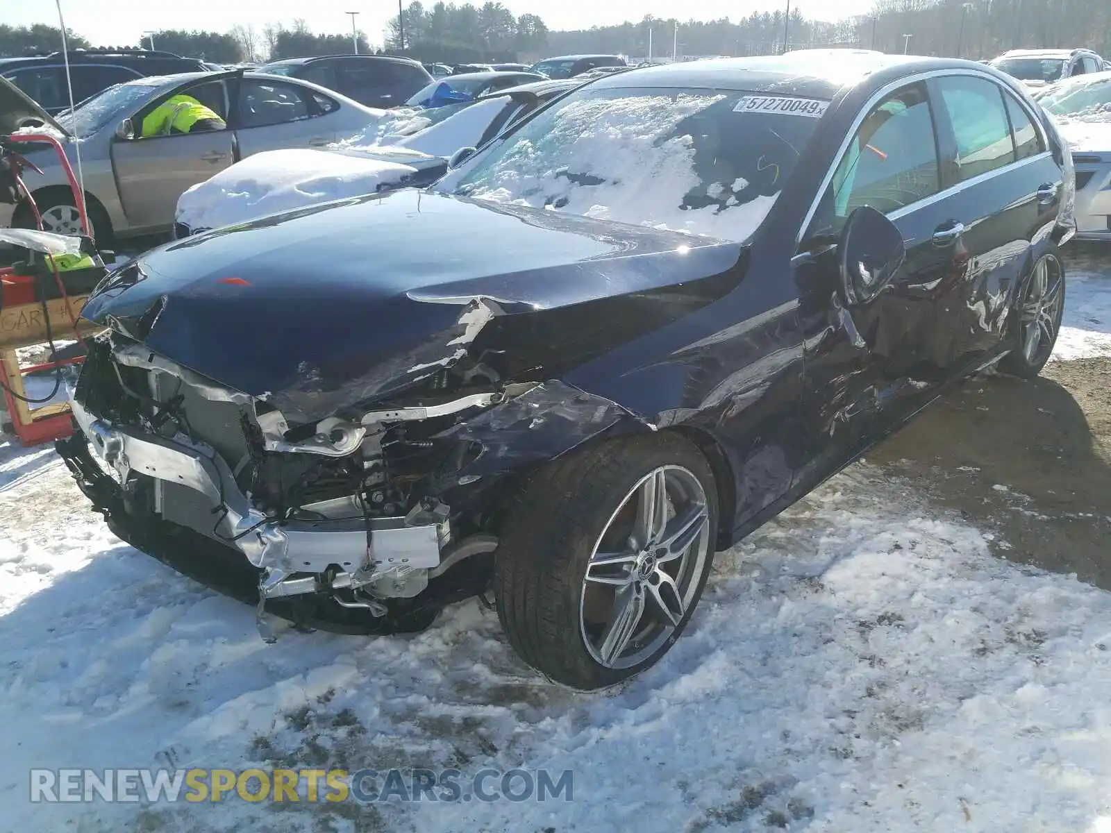 2 Photograph of a damaged car WDDZF4KB0KA629482 MERCEDES-BENZ E CLASS 2019