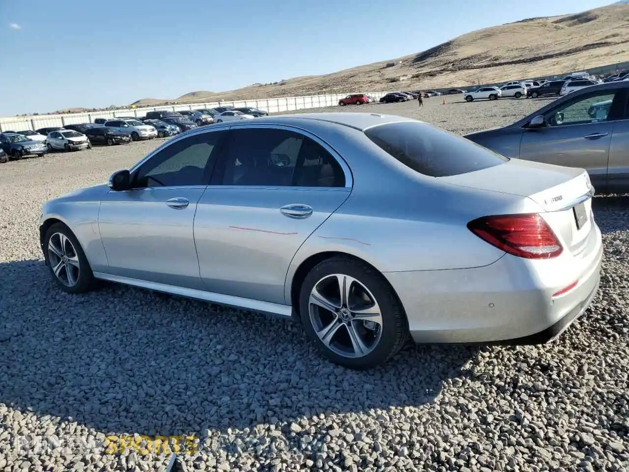 2 Photograph of a damaged car WDDZF4KB1KA599828 MERCEDES-BENZ E-CLASS 2019