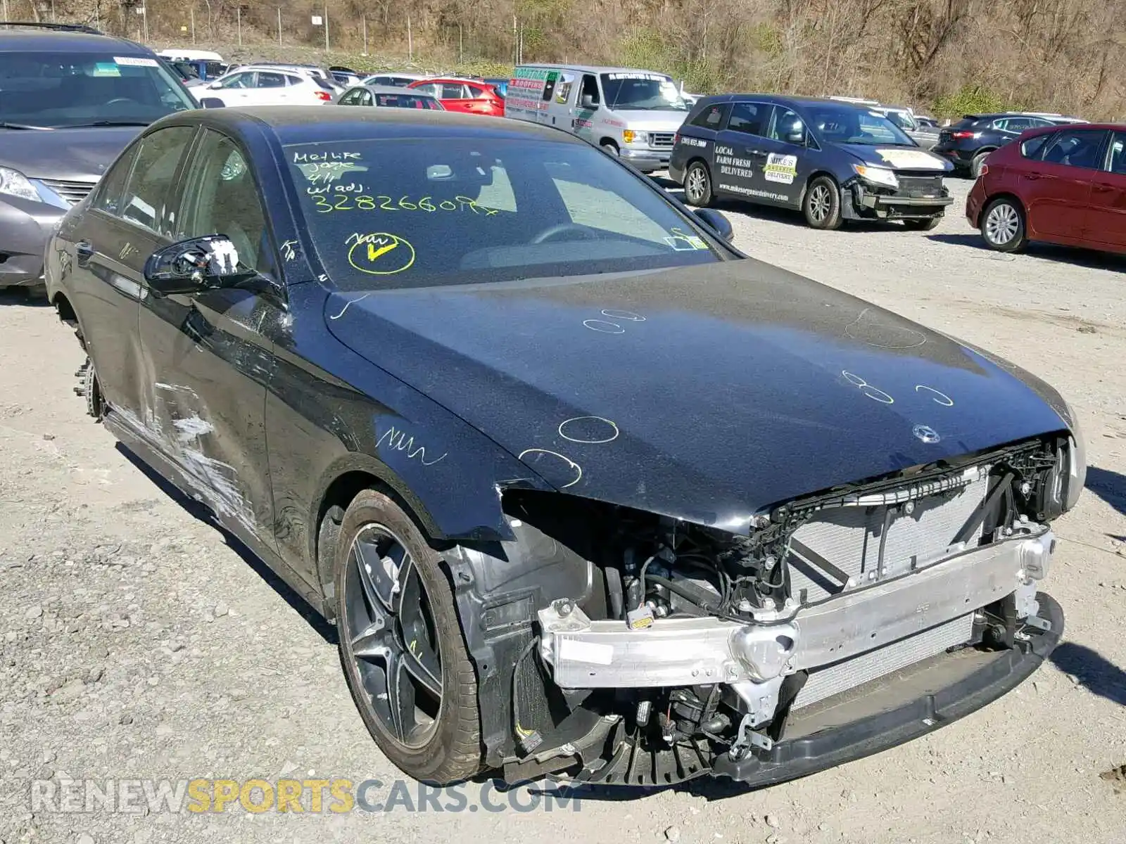 1 Photograph of a damaged car WDDZF4KB3KA583789 MERCEDES-BENZ E CLASS 2019