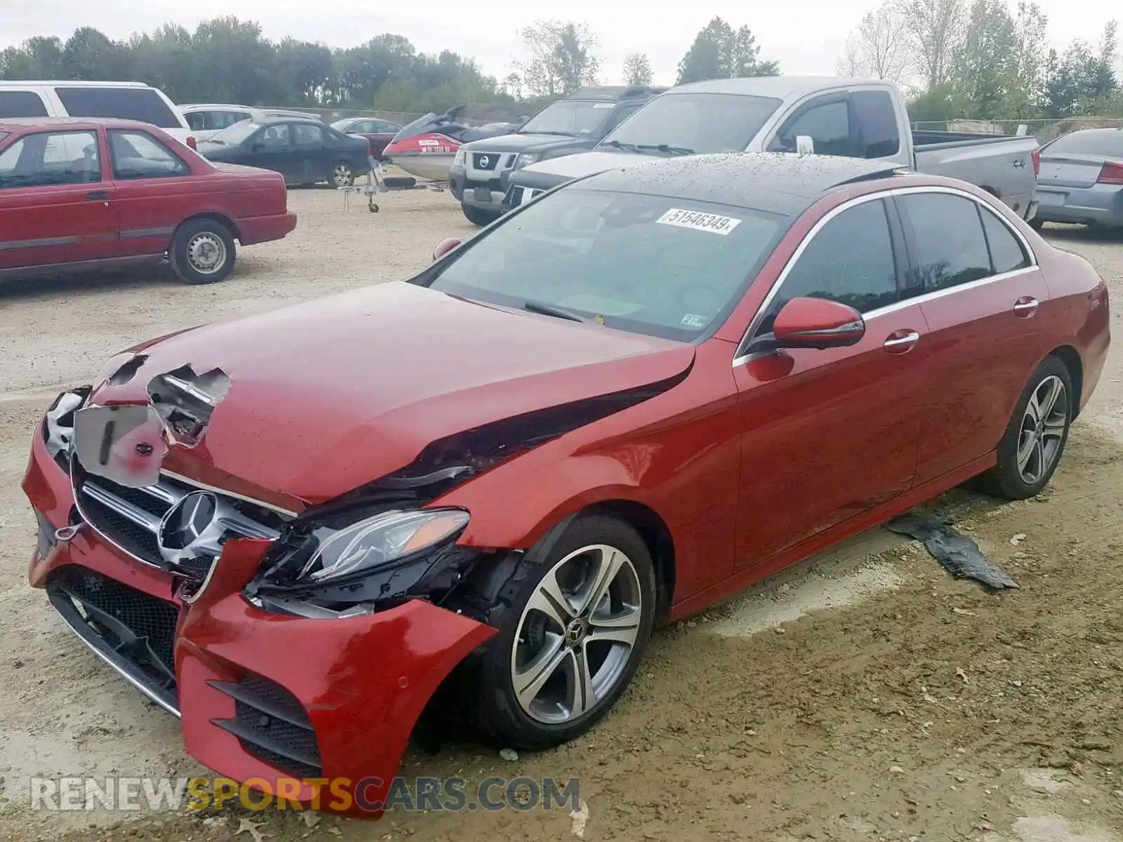 2 Photograph of a damaged car WDDZF4KB3KA610439 MERCEDES-BENZ E CLASS 2019